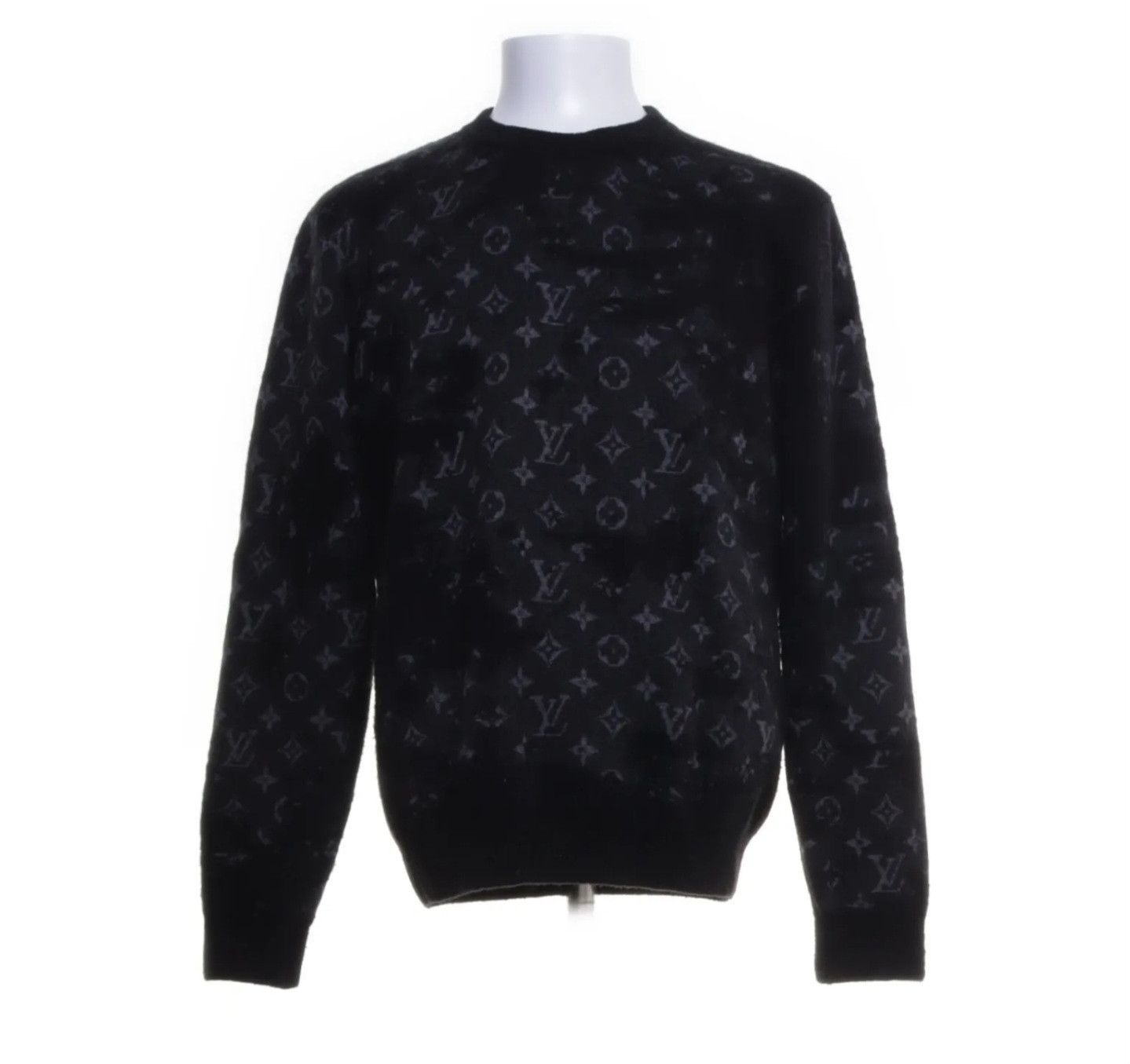 Louis Vuitton Louis Vuitton Distressed Monogram Crewneck Grailed