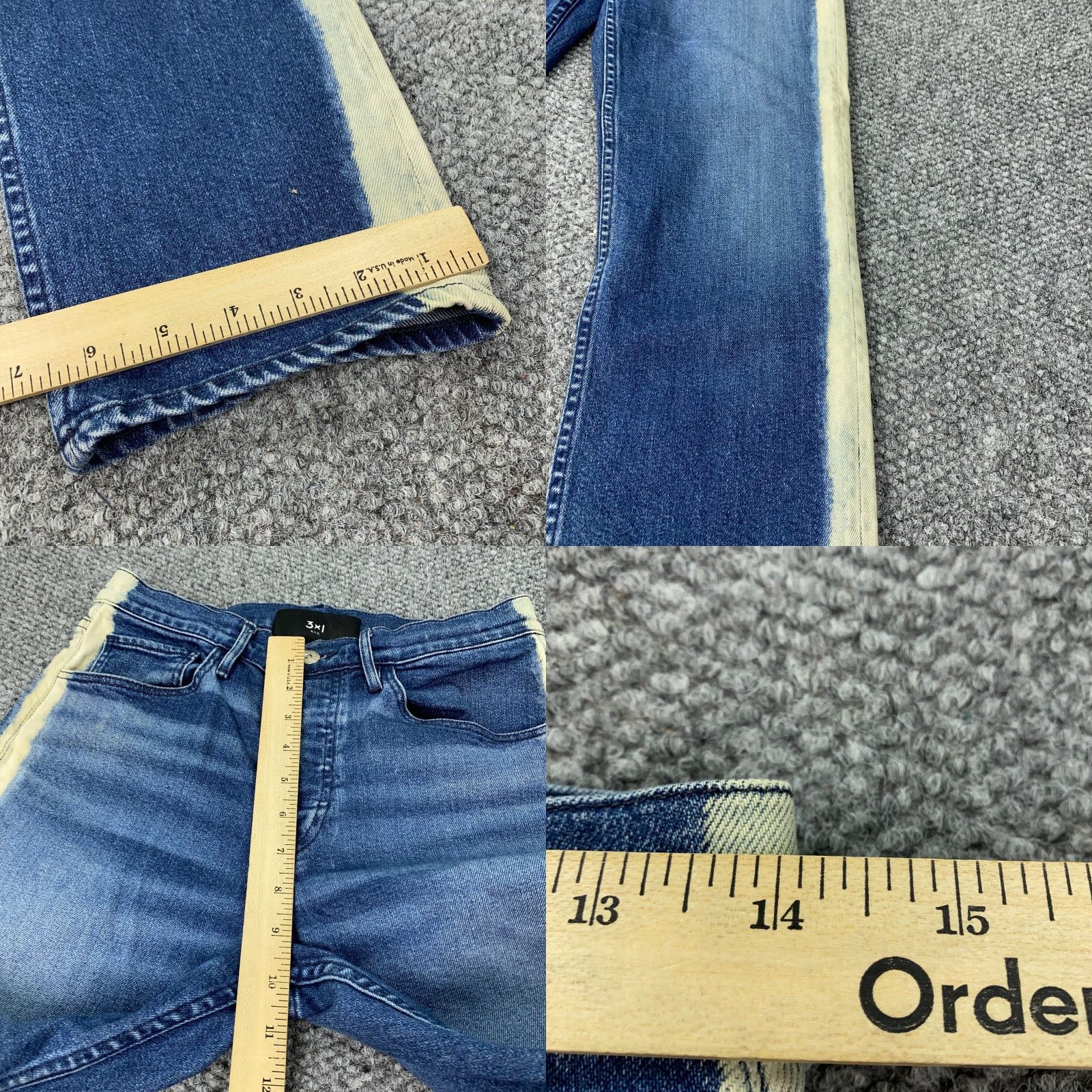 3x1 3x1 NYC Womens Jeans Size 26 Blue Mid-Rise Stretch Denim 5-Pocket Regular Fit Size 28" / US 6 / IT 42 - 8 Thumbnail