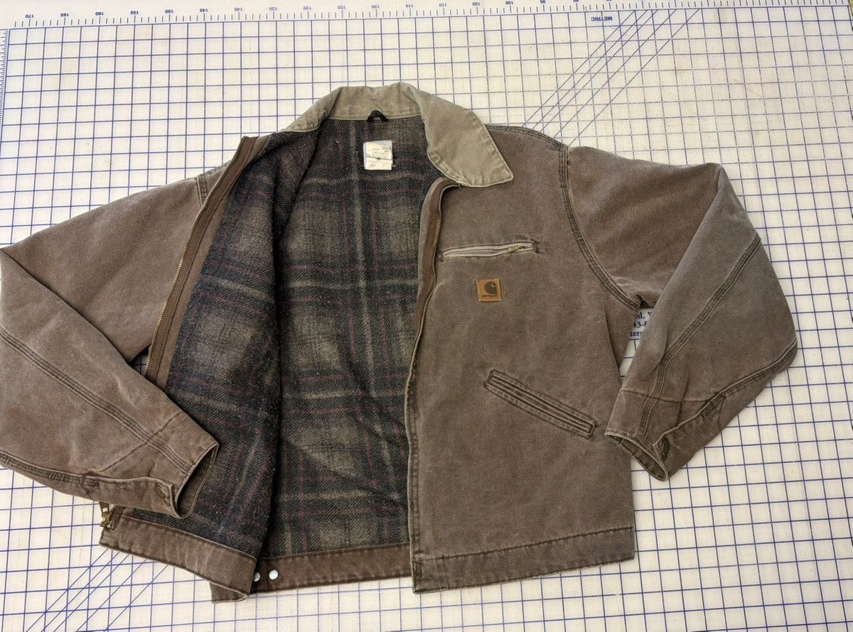 Carhartt Noisette “Never Call 911” Vintage Carhartt Canvas Jacket Size US L / EU 52-54 / 3 - 1 Thumbnail