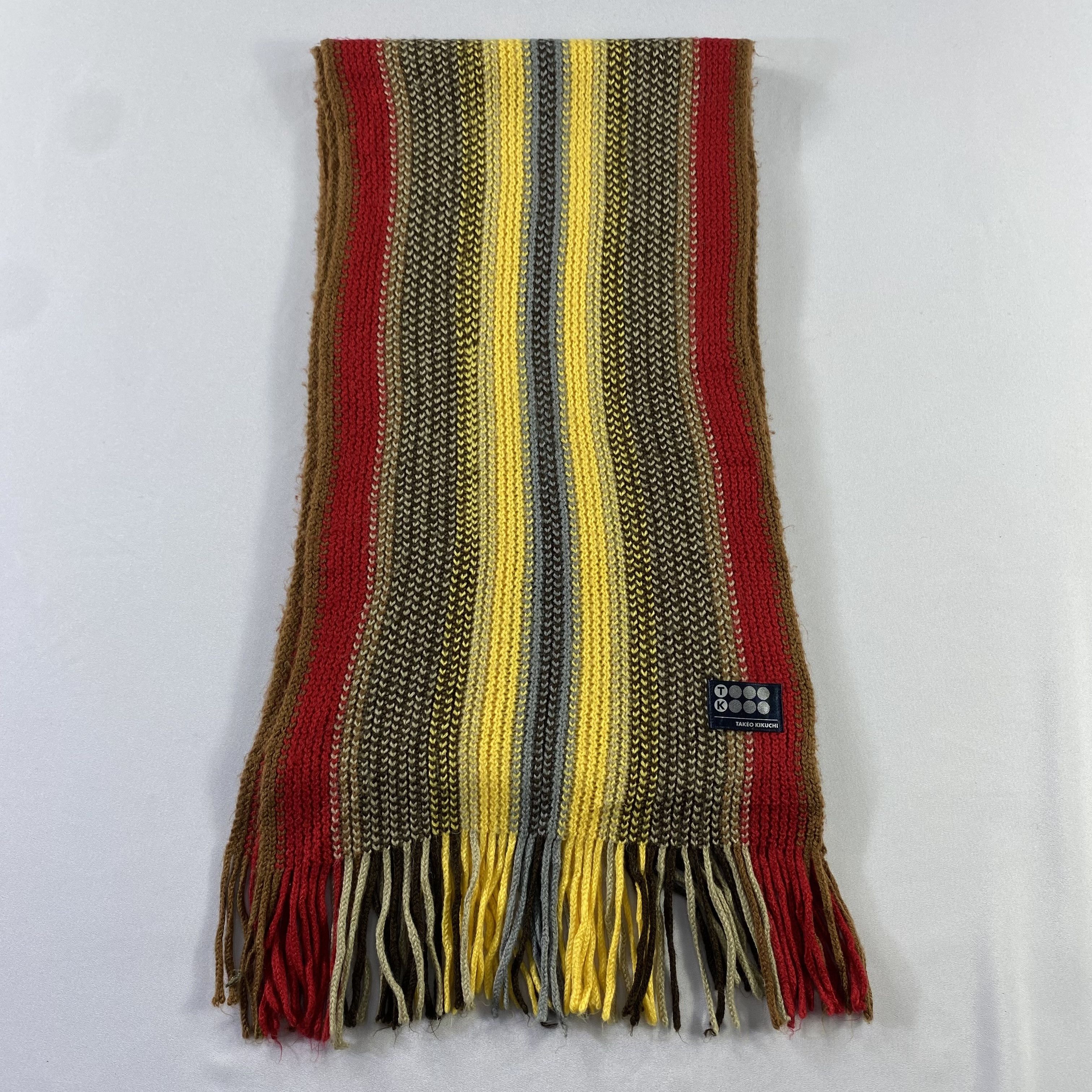 Japanese Brand Takeo Kikuchi Scarf Neck Wrap Knit Muffler Size ONE SIZE - 2 Thumbnail