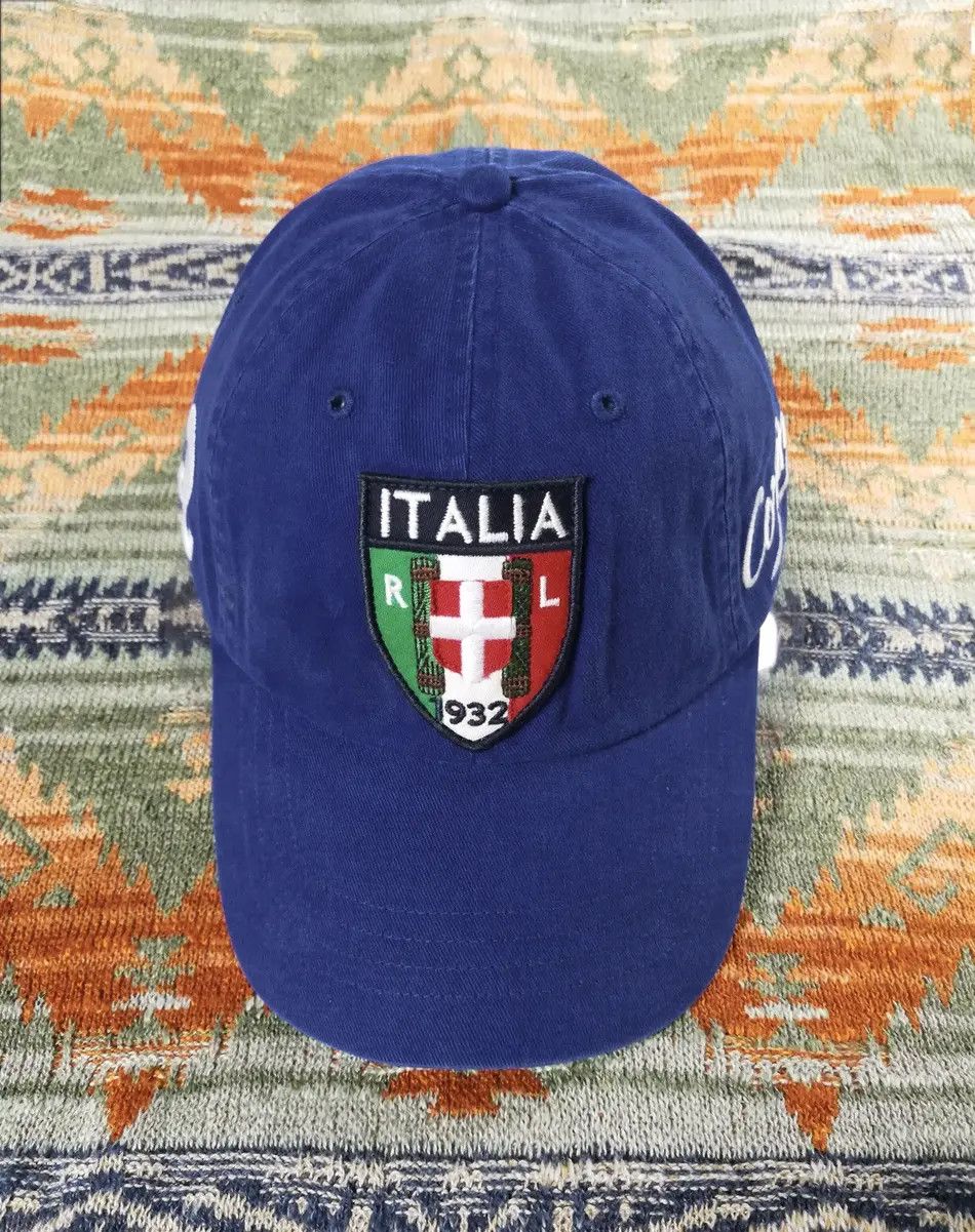 Polo Ralph Lauren Polo Ralph Lauren Italy Rare Baseball Hat Baseball Cap Size ONE SIZE - 1 Thumbnail