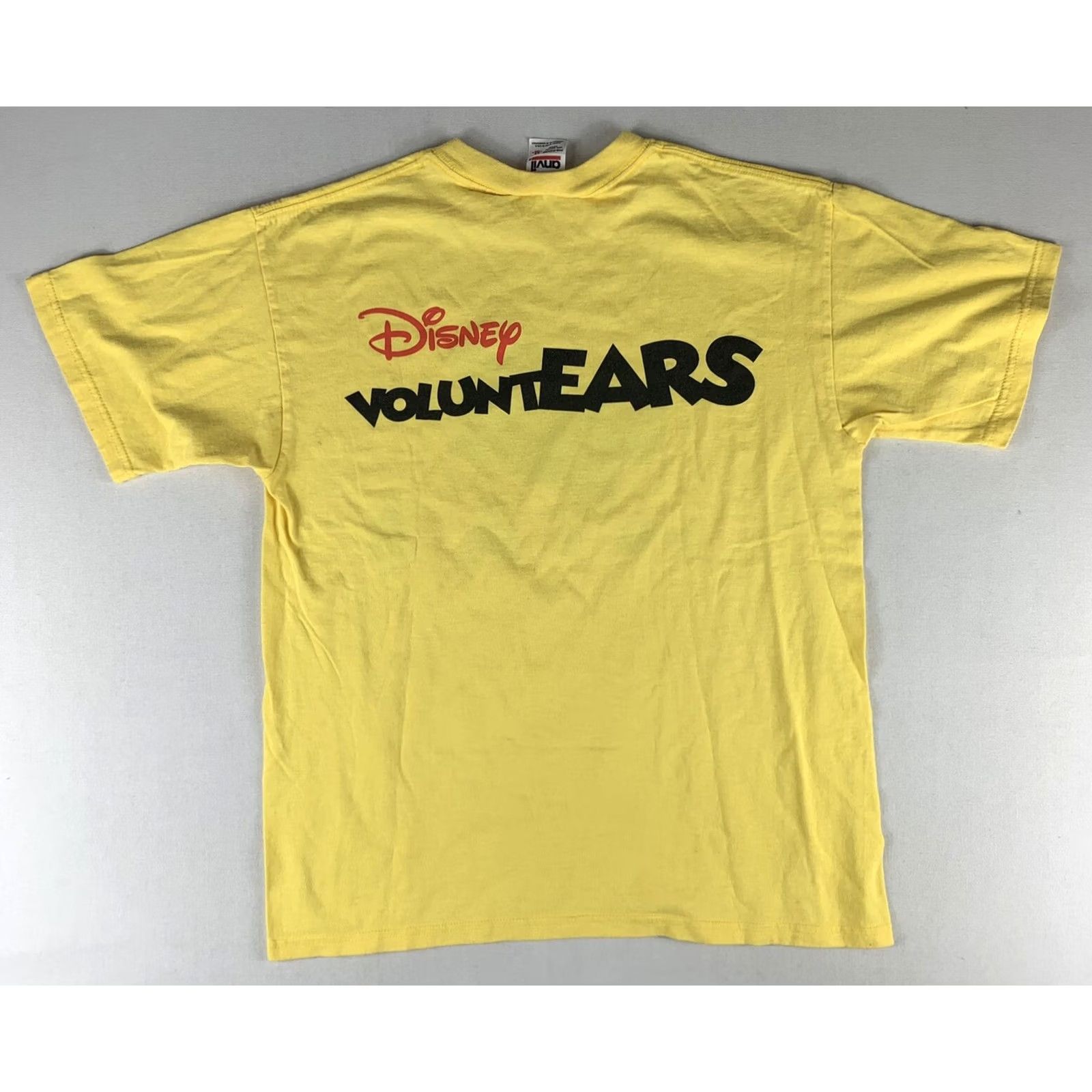 Anvil VINTAGE Disneyland Volunt EARS T-shirt Anvil Tag Size Medium Double Sided Yellow Mickey Mouse 90s Mens Shirt Size US M / EU 48-50 / 2 - 6 Thumbnail