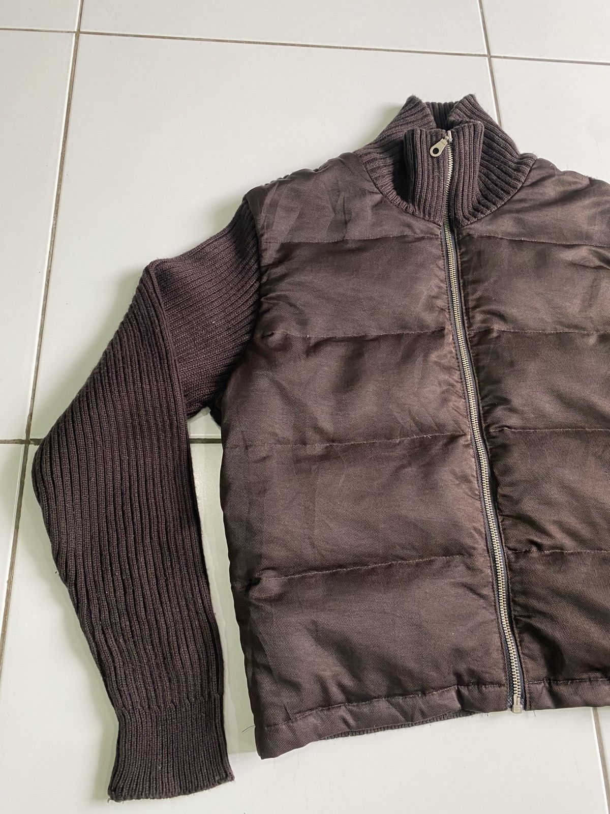Basco Vintage 80s Basco Americansports puffy Knits PulloverJacket Size L / US 10 / IT 46 - 3 Thumbnail