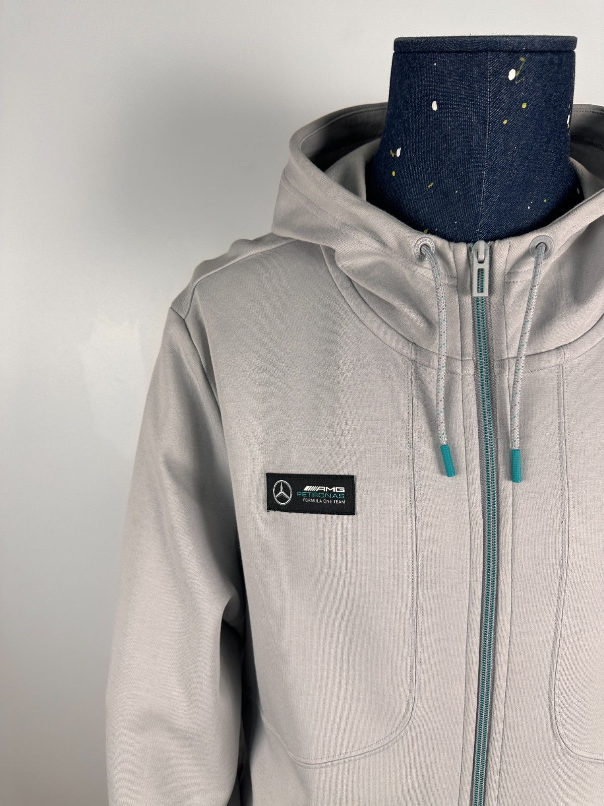 Puma Puma Mercedes Mapf1 Petronas Zip Hoodie Men's Grey Size XXL Size US XXL / EU 58 / 5 - 3 Thumbnail