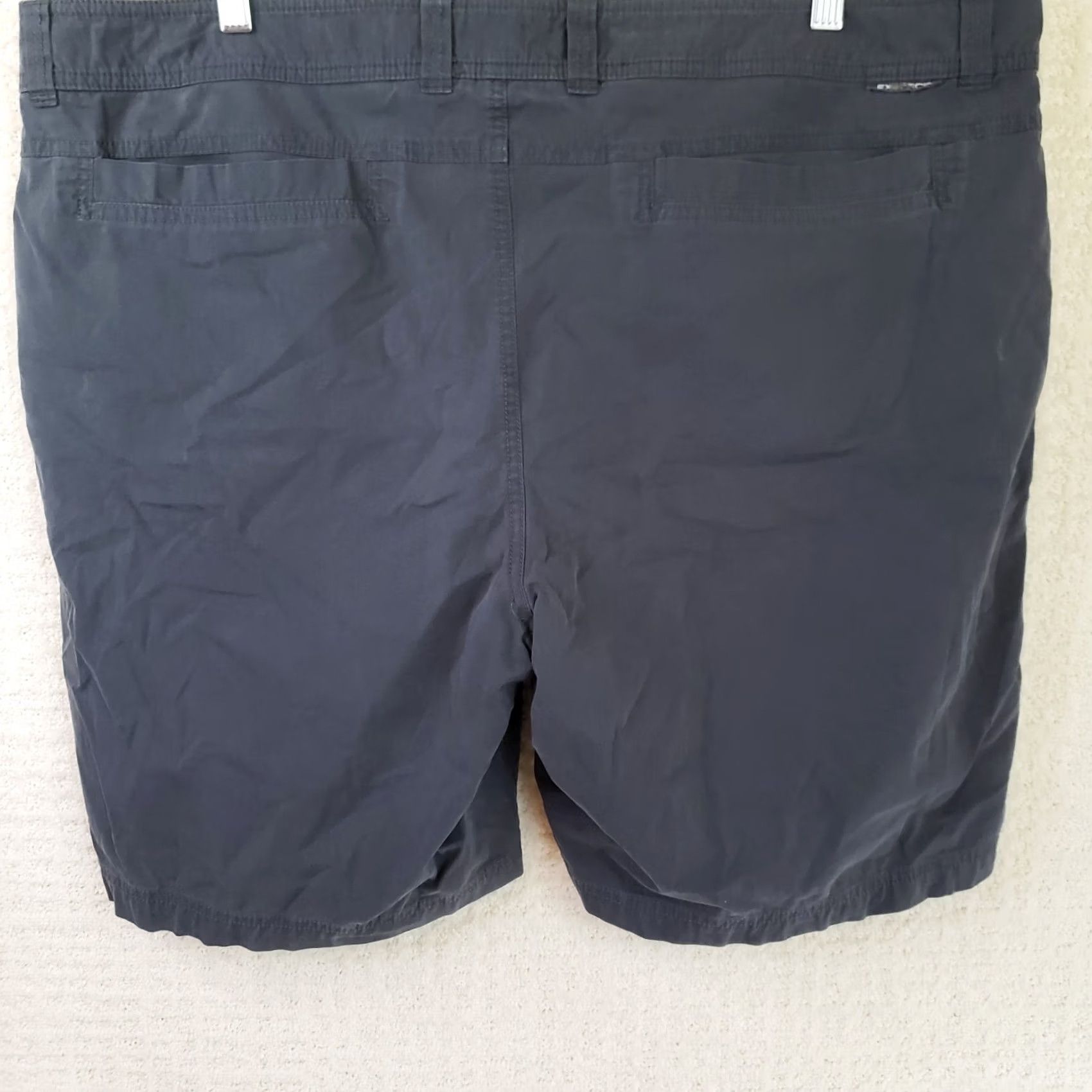 ExOfficio ExOfficio Shorts Mens 42x9 Navy Blue Cargo Pocket Outdoor Camp Hike Cotton Nylon Size US 42 / EU 58 - 7 Thumbnail