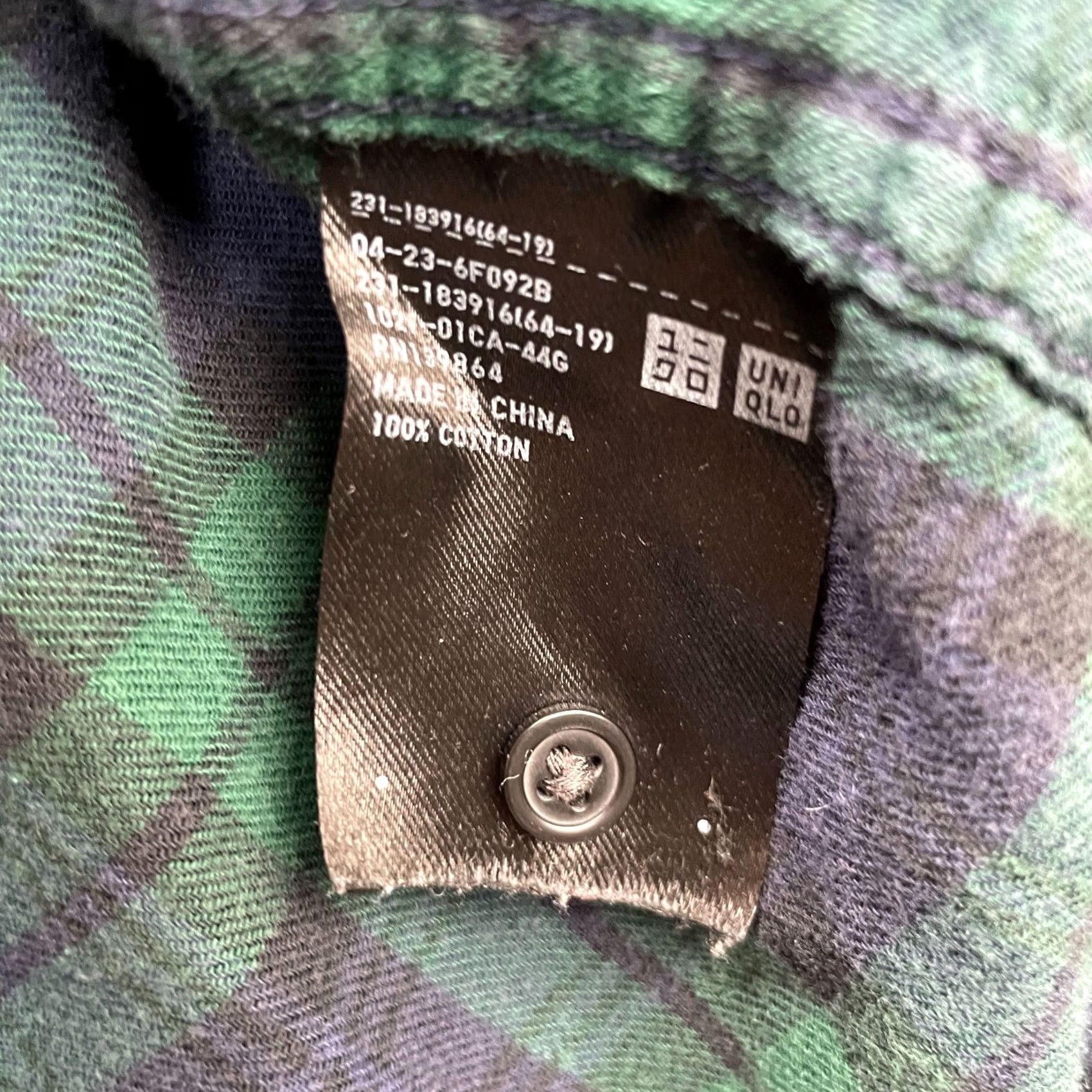 Uniqlo Uniqlo Shirt Womens XS Green Plaid Flannel Button-Up Cotton Pleated Casual Workwear Size XS / US 0-2 / IT 36-38 - 5 Thumbnail