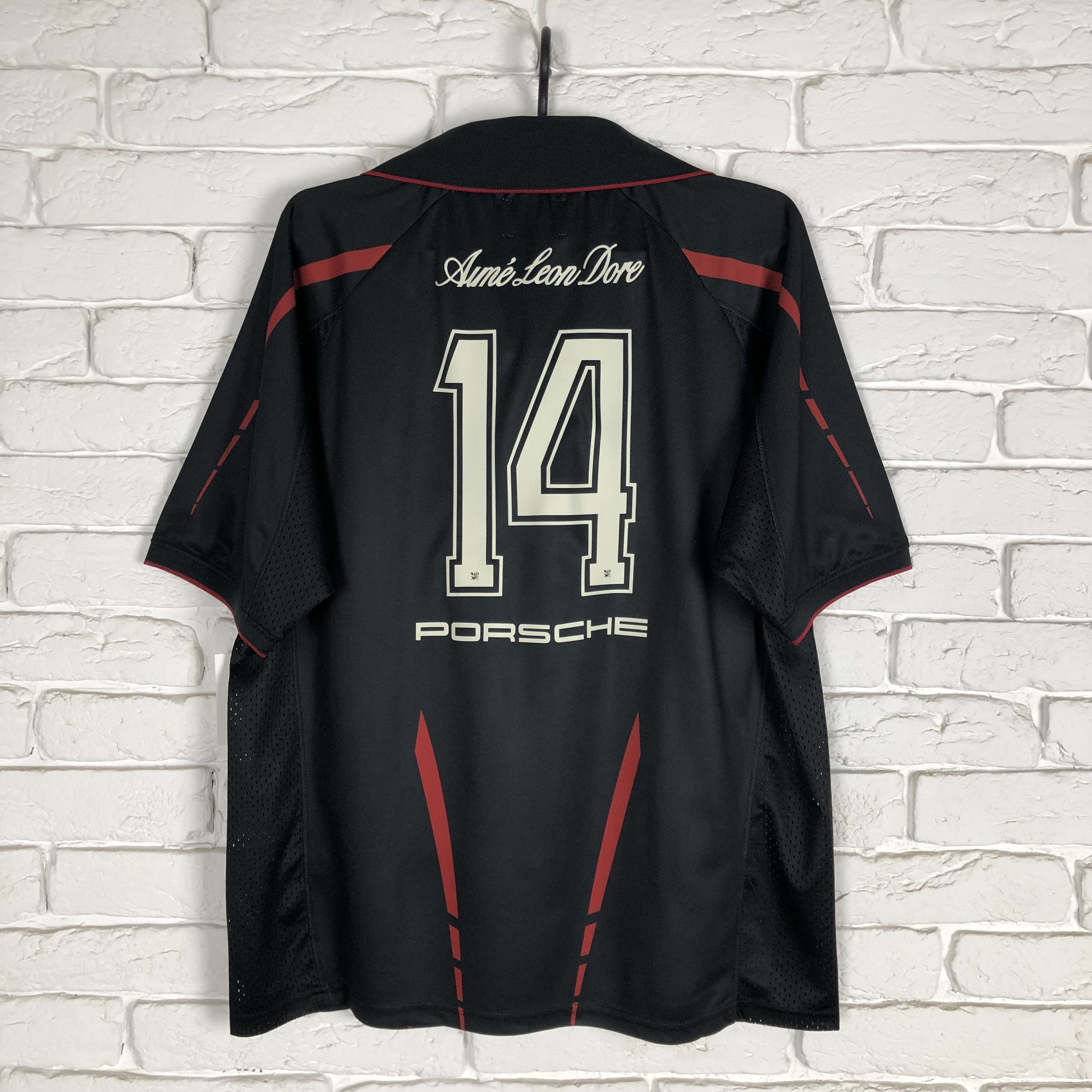 Aime Leon Dore × Porsche Design Aime Leon Dore ALD x Porsche 993 soccer jersey t shirt Size US L / EU 52-54 / 3 - 5 Thumbnail