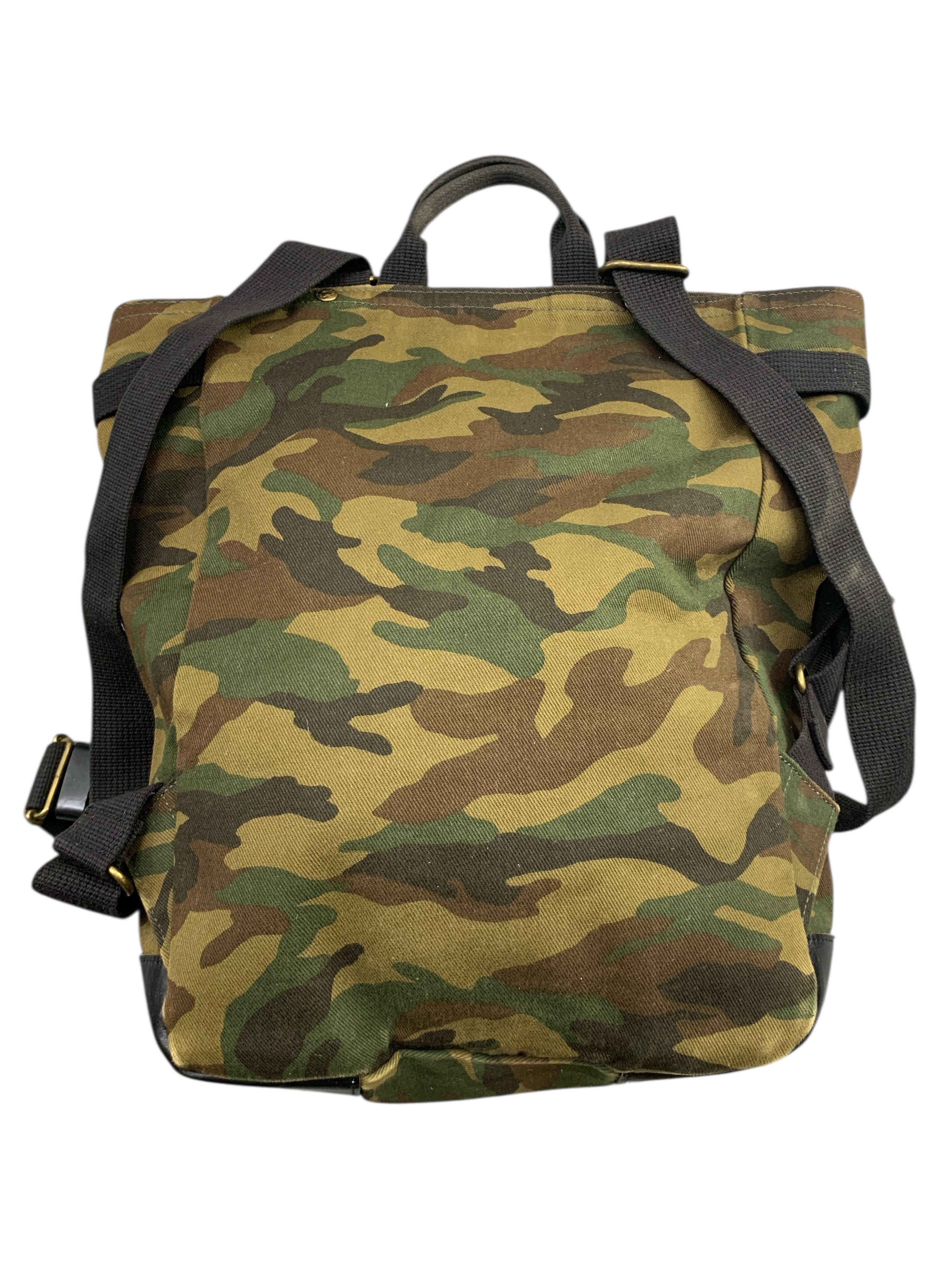 Japanese Brand Grips Camo Backpack Canvas Bag Size ONE SIZE - 2 Thumbnail