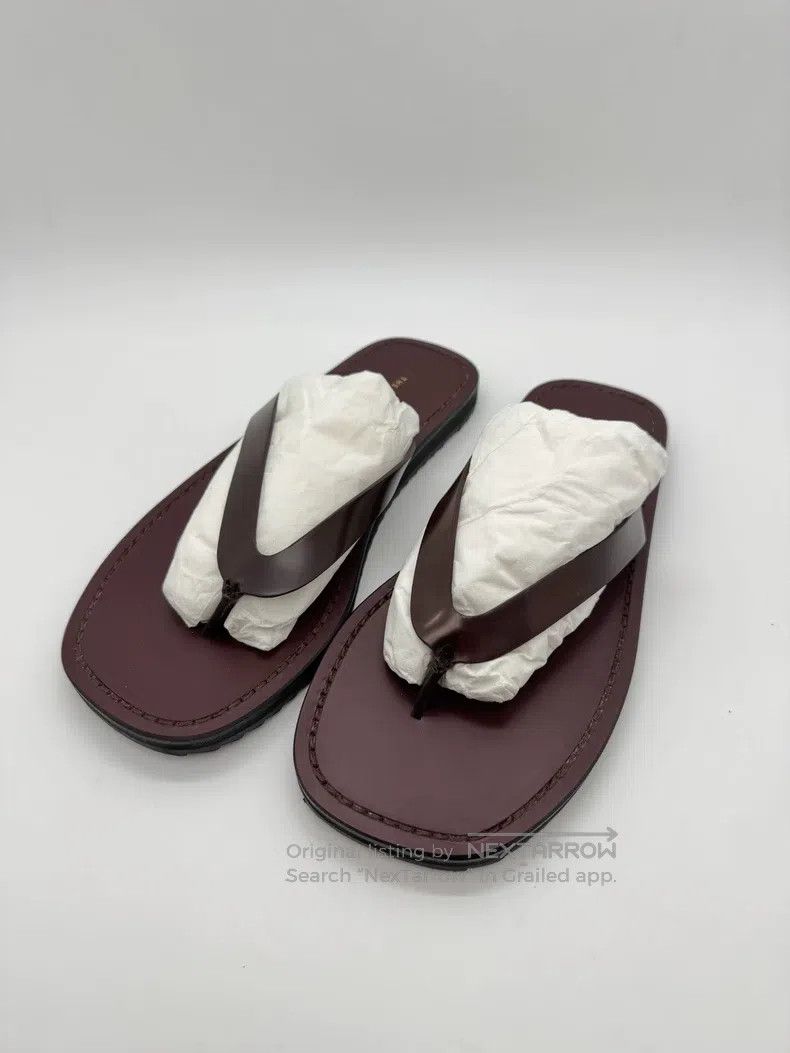 The Row The Row Flip Flops Women's Brown Sandals Size US 5.5 / IT 35.5 - 1 Thumbnail