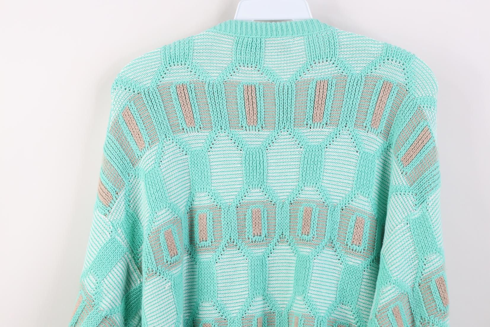 Vintage Vintage 90s Streetwear Ribbed Knit Crewneck Sweater USA Size US M / EU 48-50 / 2 - 12 Thumbnail