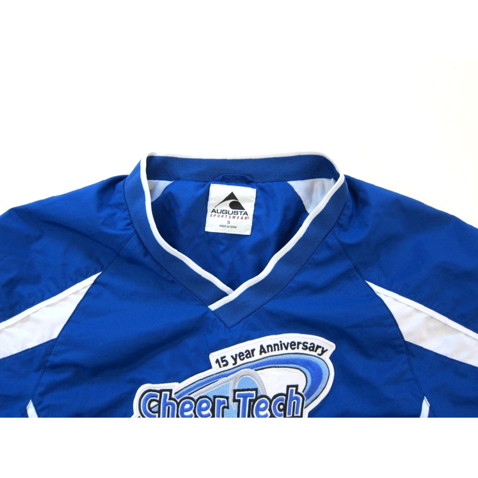 Augusta Sportswear Augusta Sportswear Windbreaker Jacket Men S Pullover V-Neck Cheer Tech Blue White - 100% Polyester Size US S / EU 44-46 / 1 - 6 Thumbnail