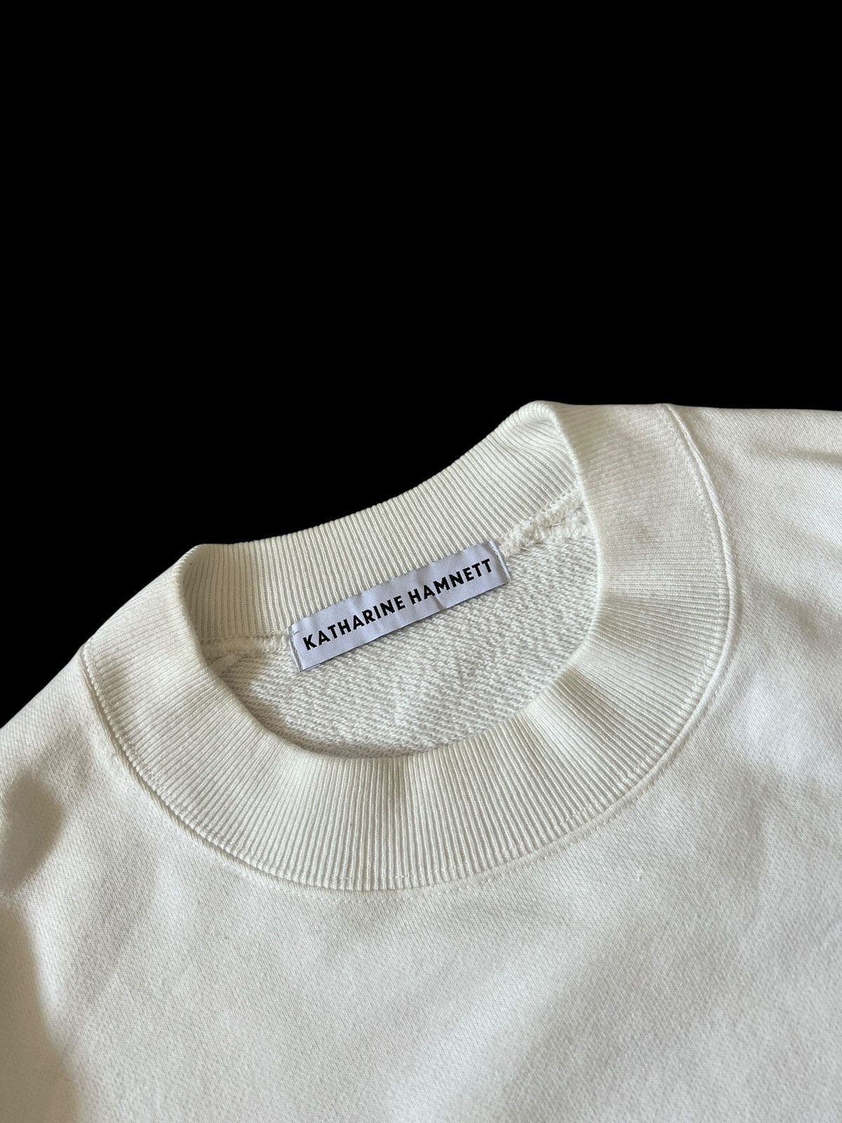 Katharine Hamnett London Katharine Hamnett ‘Love” Boxy Cut Sweatshirt Size L / US 10 / IT 46 - 4 Thumbnail