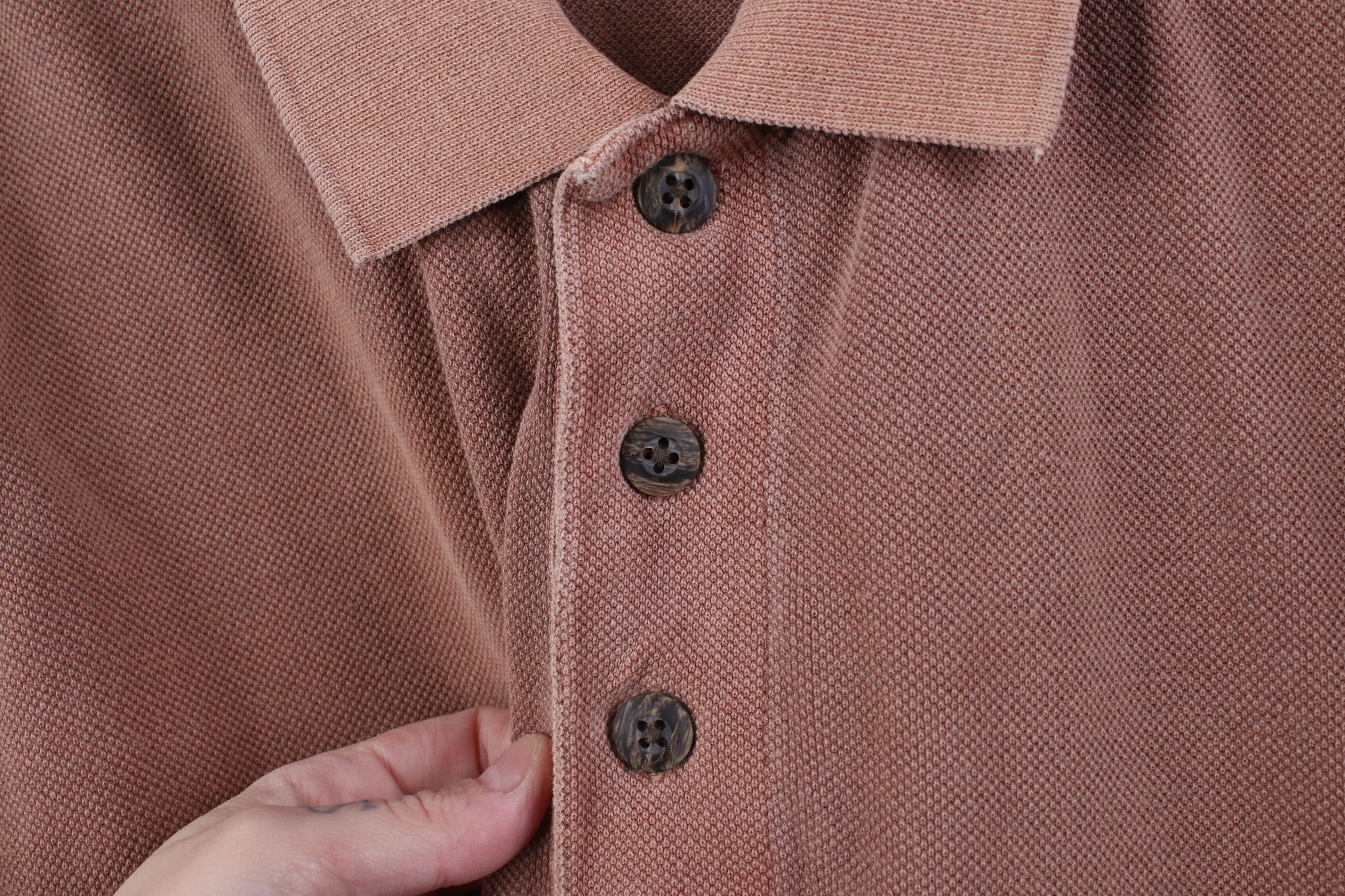 Cabelas Vintage 90s Cabelas Dye Stonewash Knit Polo Shirt Cotton Size US XL / EU 56 / 4 - 6 Thumbnail