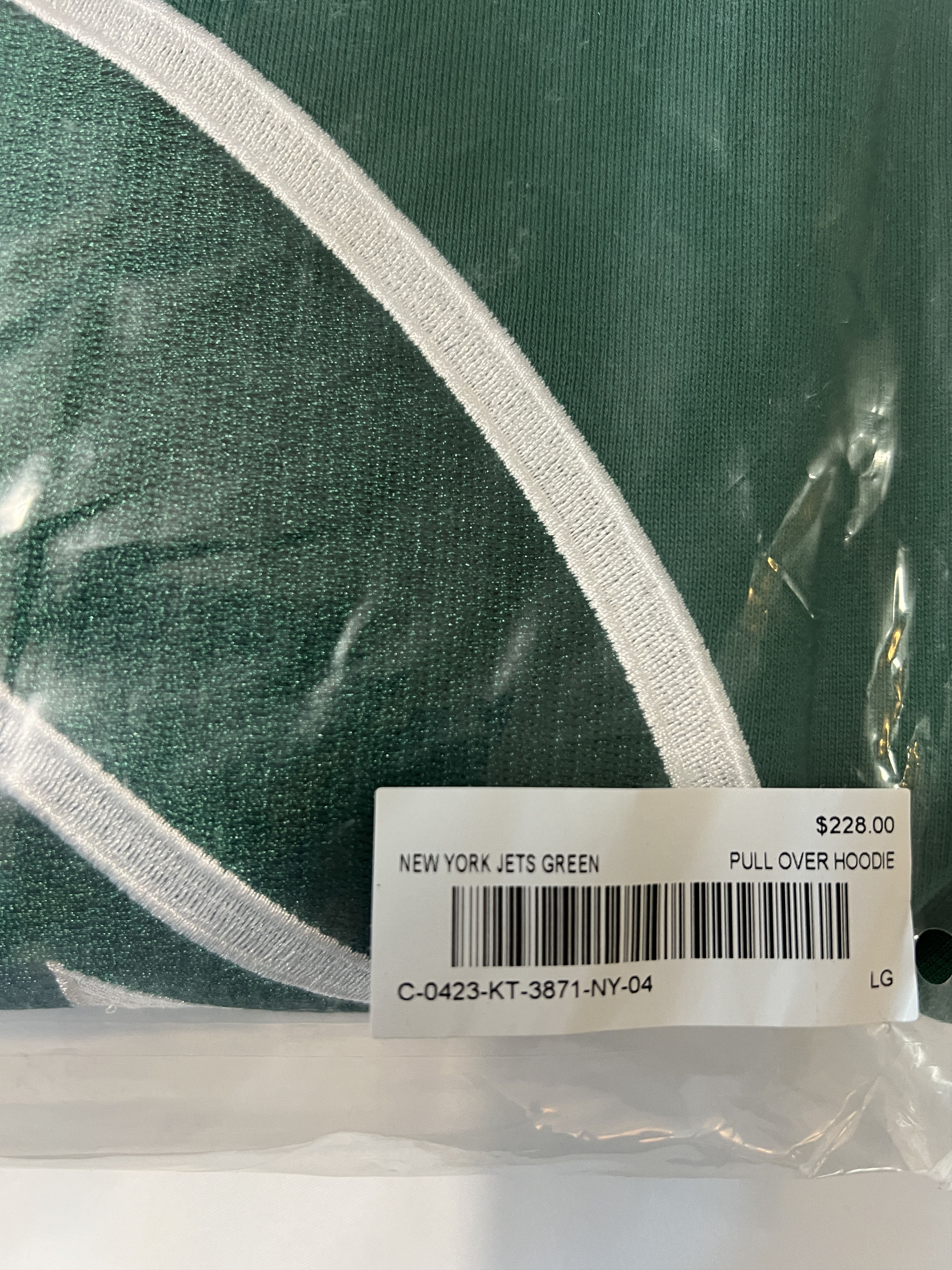Drake × NFL × October's Very Own OVO x NFL NEW YORK JETS OG HOODIE Size US L / EU 52-54 / 3 - 4 Thumbnail