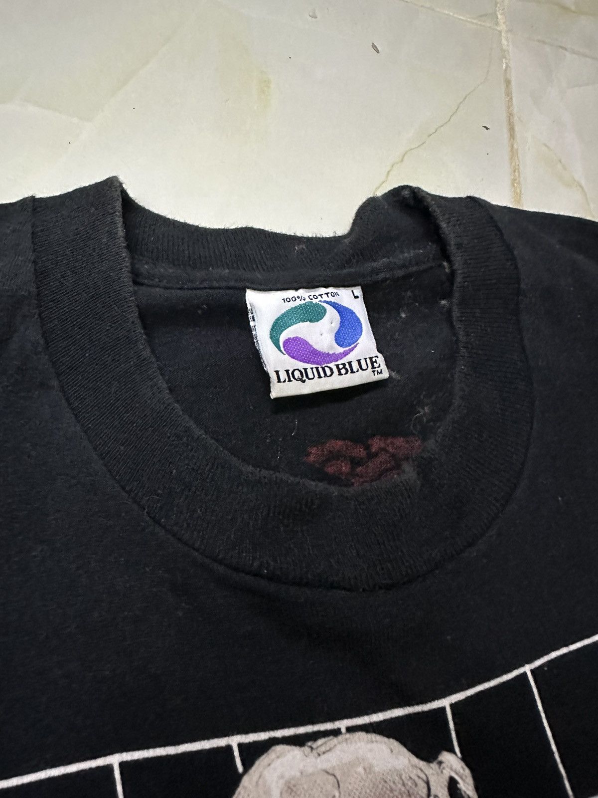 Band Tees × Grateful Dead × Liquid Blue Vtg 1993 Gem, Grateful Dead Liguid Blue David Opil Print Tee Size US L / EU 52-54 / 3 - 8 Thumbnail
