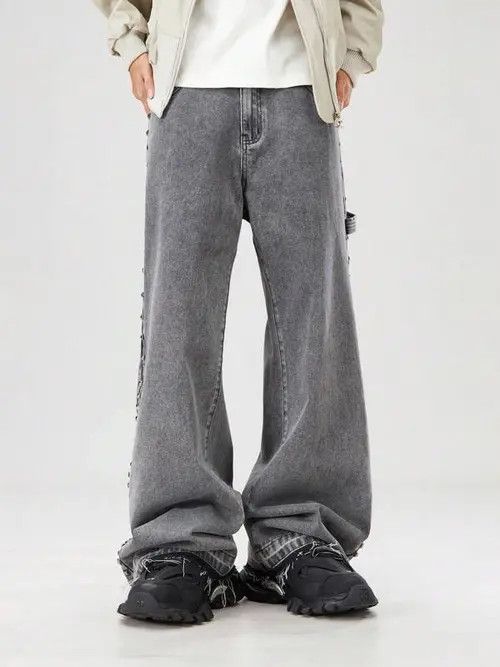 Jean Loose fit Vintage Jeans Denim Size US 34 / EU 50 - 3 Thumbnail