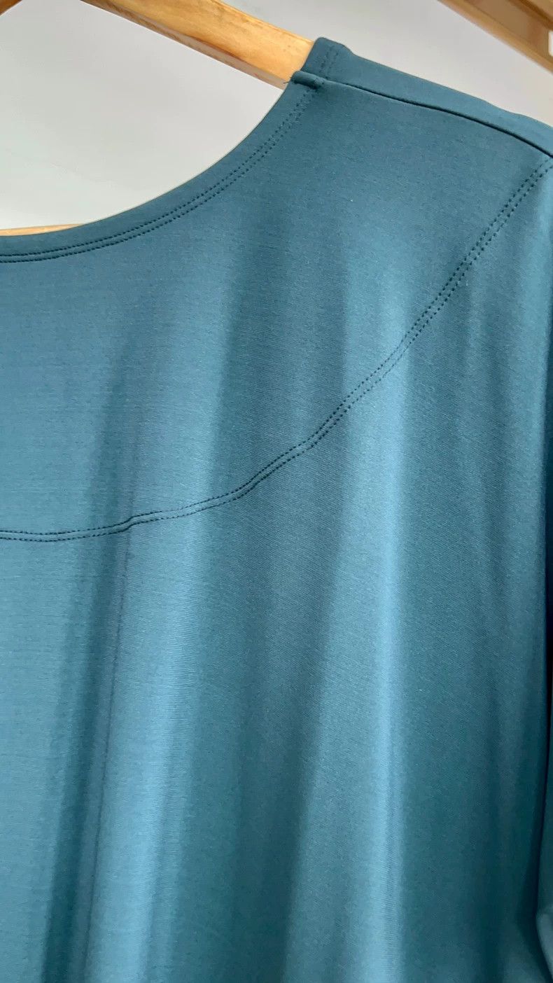 Issey Miyake Issey Miyake size:2 Dark green triacetic acid one-piece dr Size M / US 6-8 / IT 42-44 - 6 Thumbnail