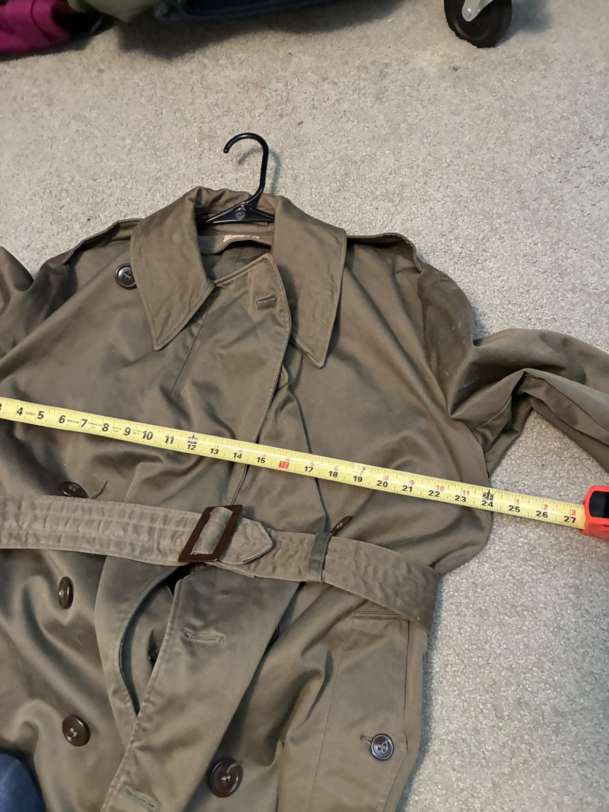 Vintage Vintage 1950’s US Army trench coat Size US M / EU 48-50 / 2 - 7 Thumbnail