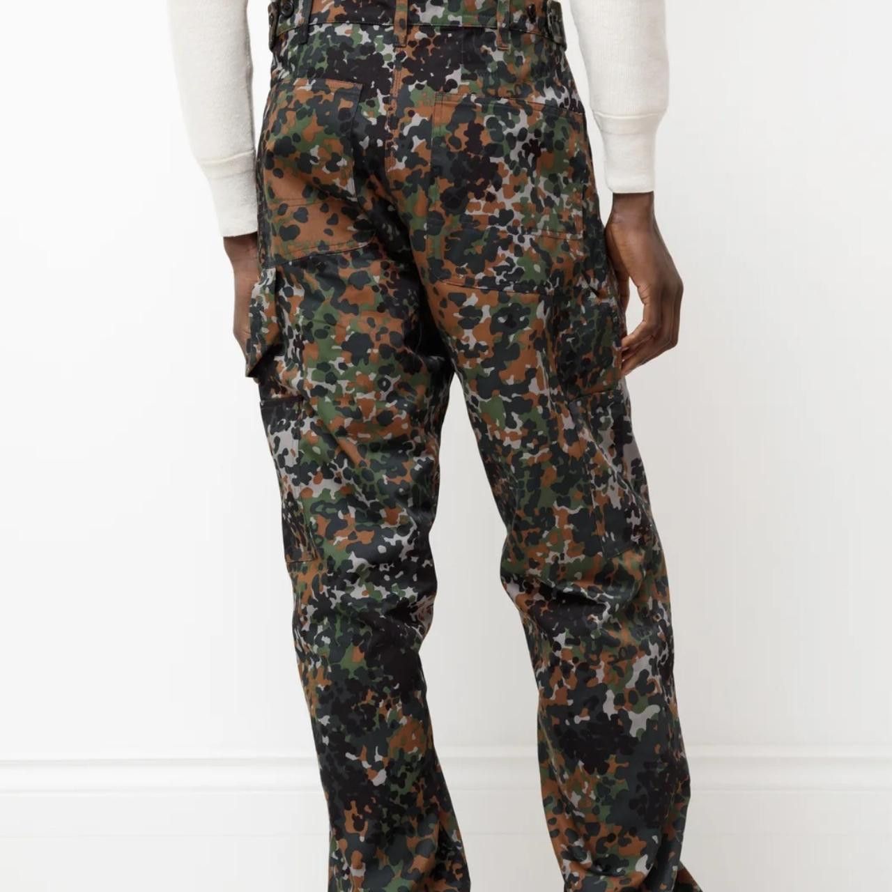 Camiel Fortgens Camiel Fortgens WORKER PANTS LONG GREEN CAMO | Grailed