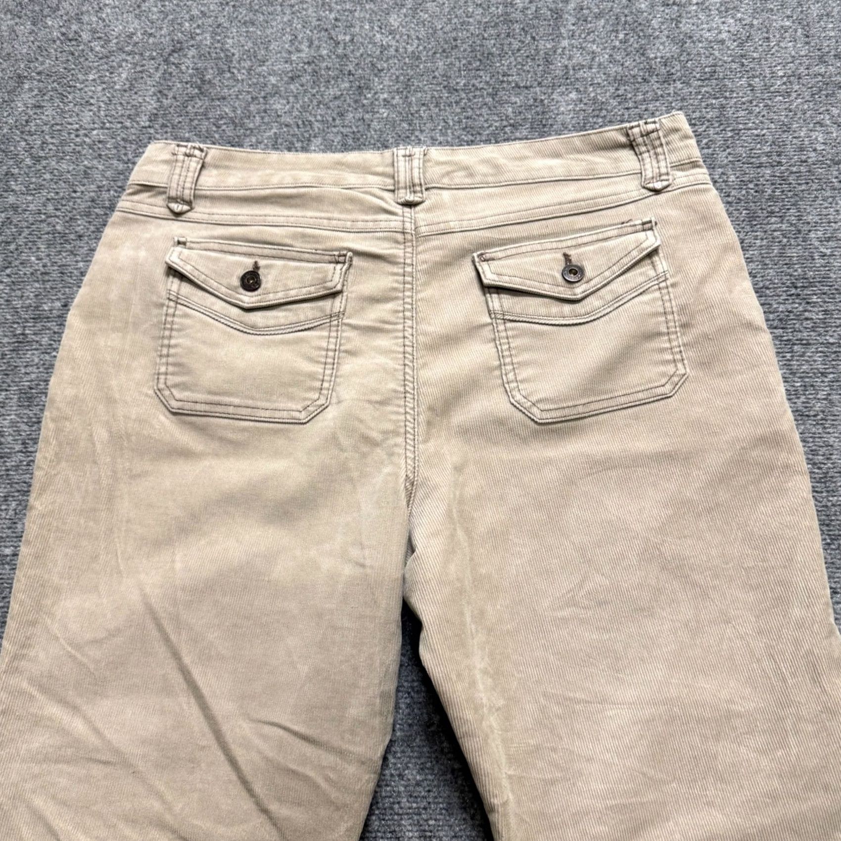 Vintage VINTAGE Jeanstar Corduroy Pants Womens 16 Wide Leg Flared Bootcut Made In Egypt 90s Womens Size 38" / US 16 / IT 52 - 4 Thumbnail