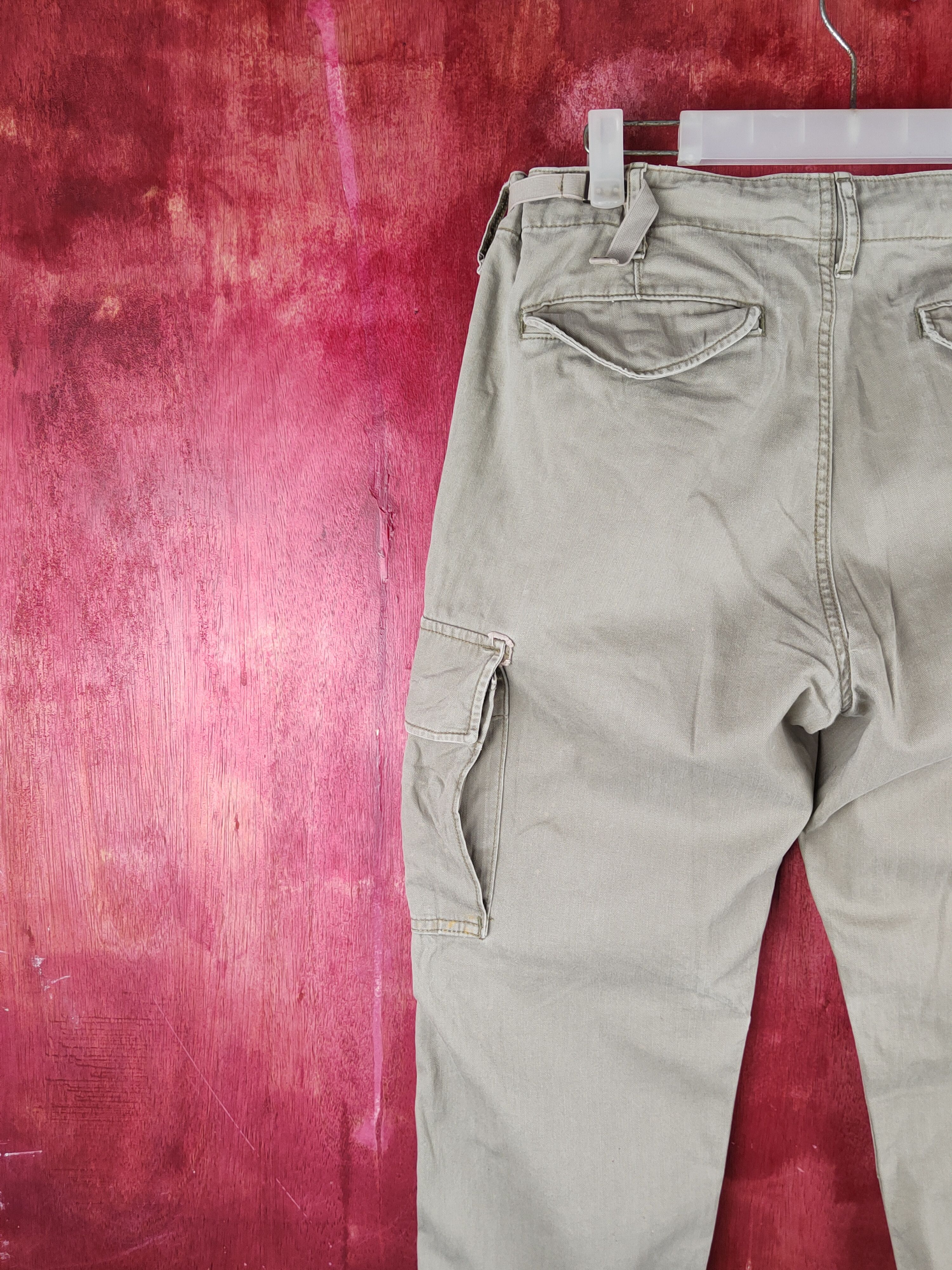 Polo Ralph Lauren Ralph Lauren Beige Multipocket Tactical Denim #S1471 Size US 30 / EU 46 - 9 Thumbnail