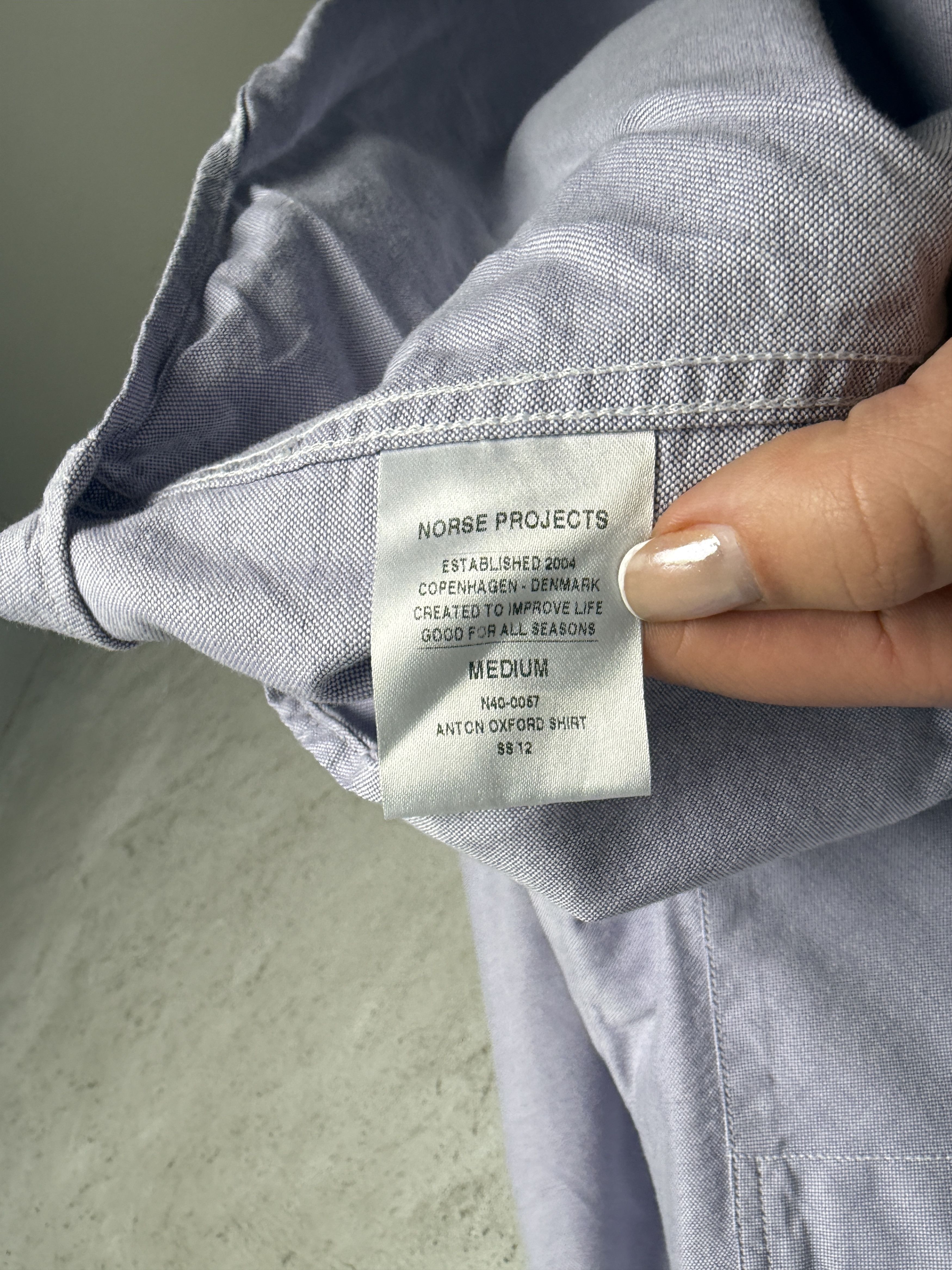 Norse Projects Norse Projects Anton Oxford Shirt casual button ups formal Size US M / EU 48-50 / 2 - 4 Thumbnail