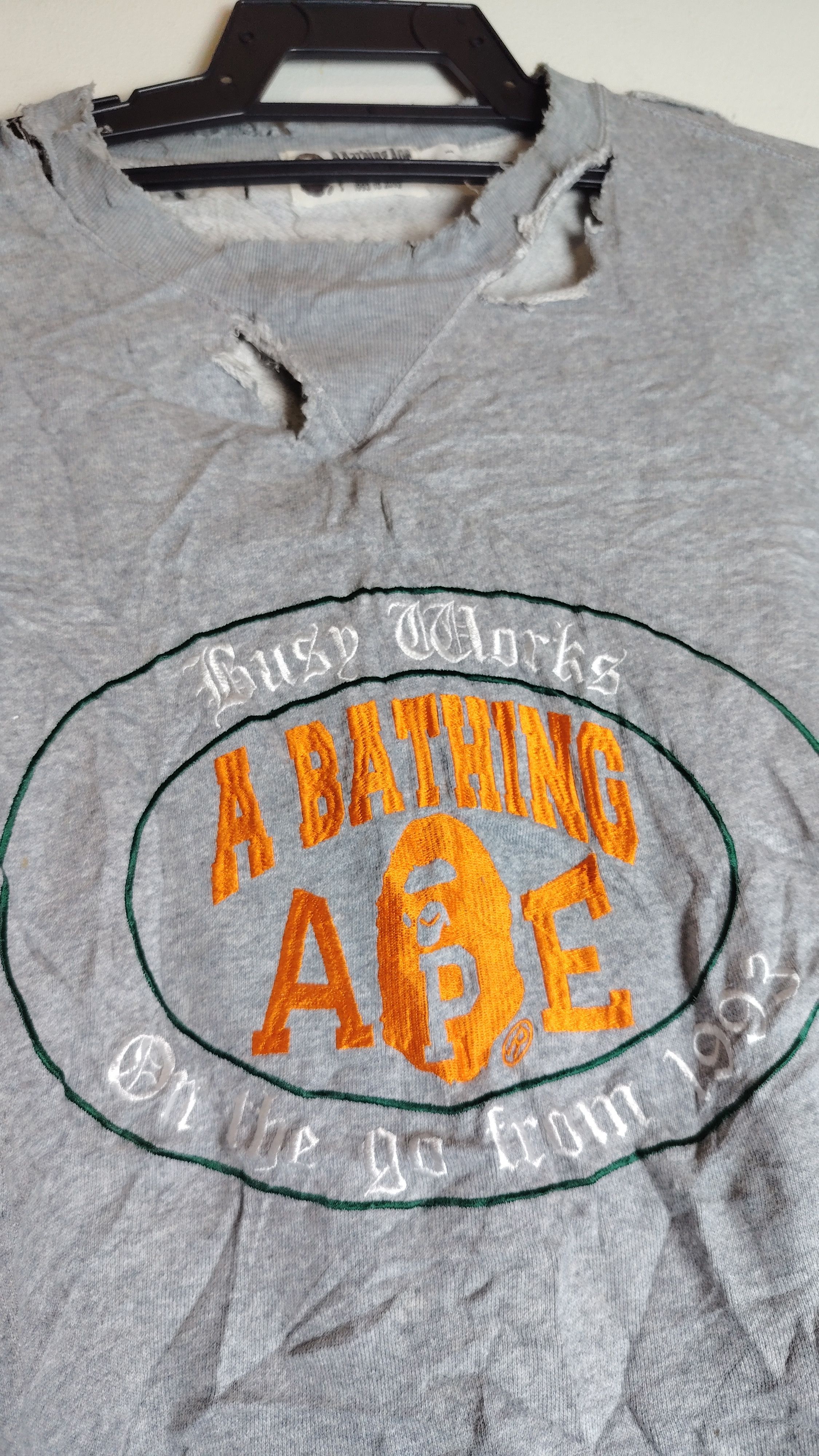 Bape A BATHING APE Distressed Size US L / EU 52-54 / 3 - 11 Thumbnail