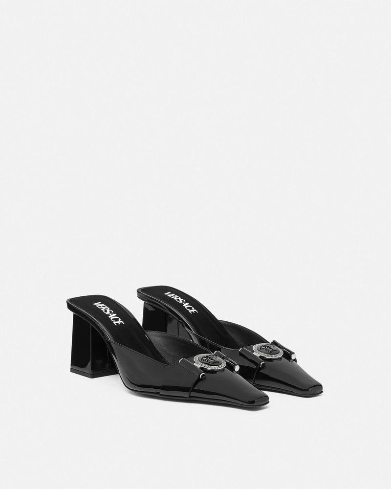 Versace o1y0226 Mules in Black Size US 6 / IT 36 - 2 Thumbnail