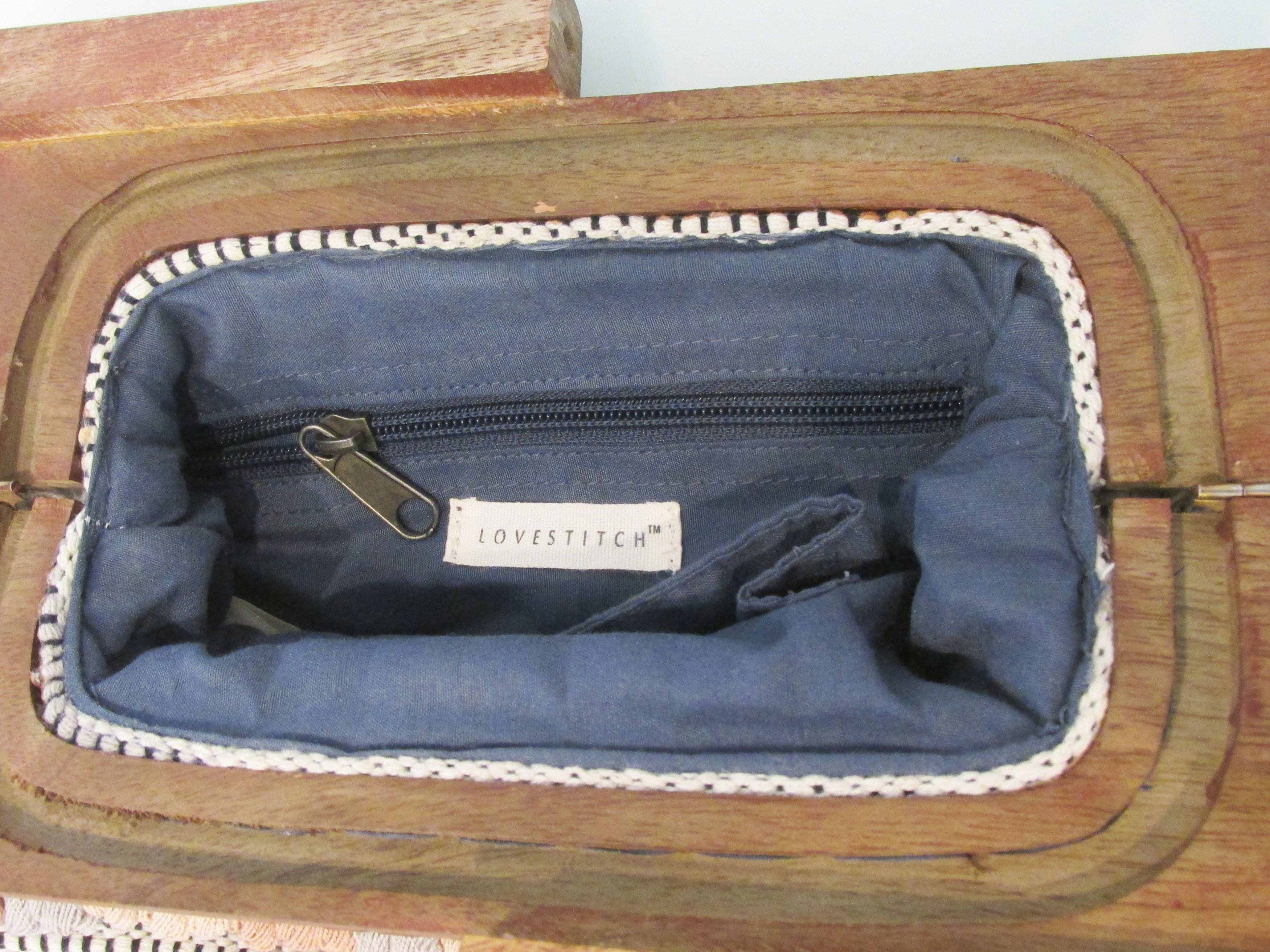 Other Lovestitch Woven Fringe Boho Clutch-Style Handbag Size ONE SIZE - 4 Thumbnail