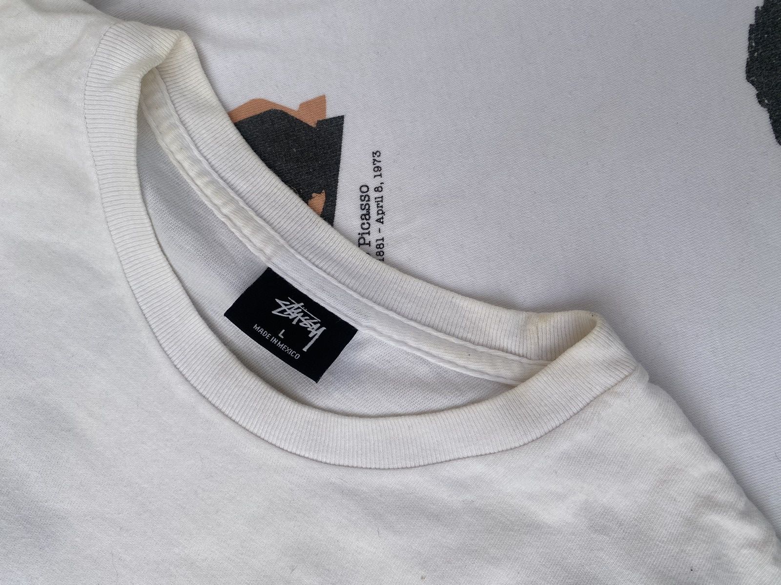 Stussy × Vintage Rare Vintage Y2K Stussy Museum Tee Large Skate Grail Size US L / EU 52-54 / 3 - 6 Thumbnail