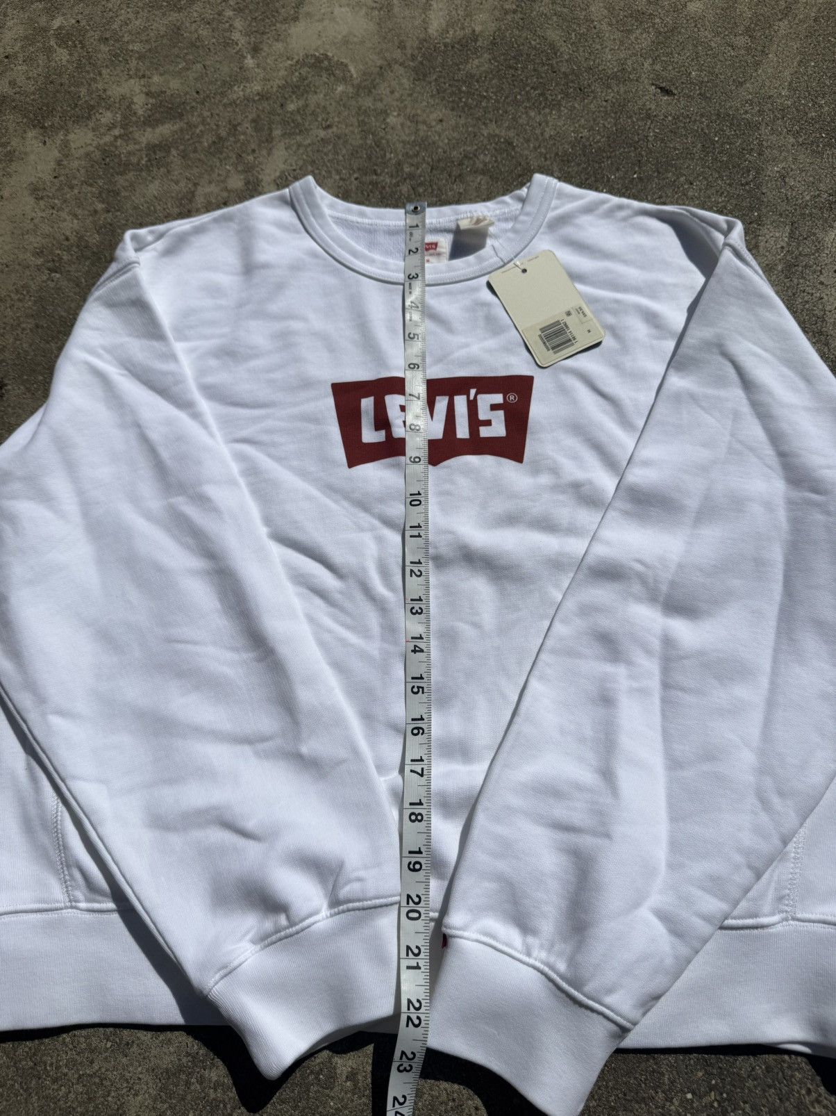 Levi's Levi’s white crewneck sweatshirt Size M / US 6-8 / IT 42-44 - 2 Thumbnail