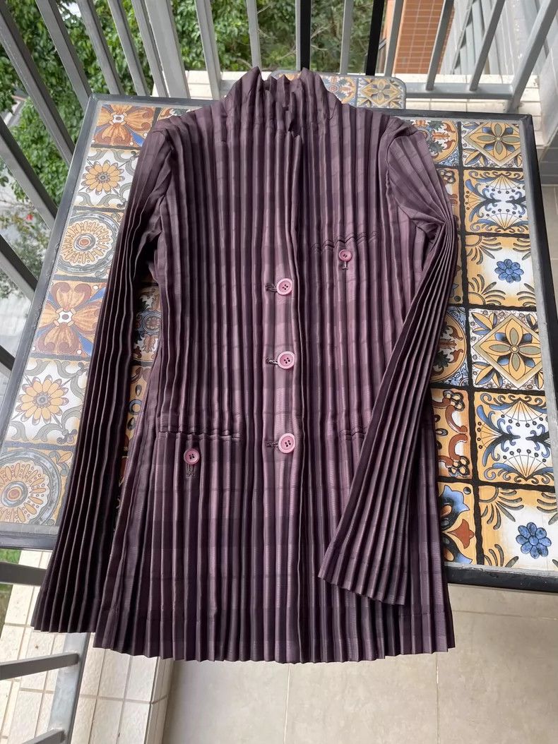 Issey Miyake Issey Miyake size:2 Brown mainline coat Size M / US 6-8 / IT 42-44 - 5 Thumbnail