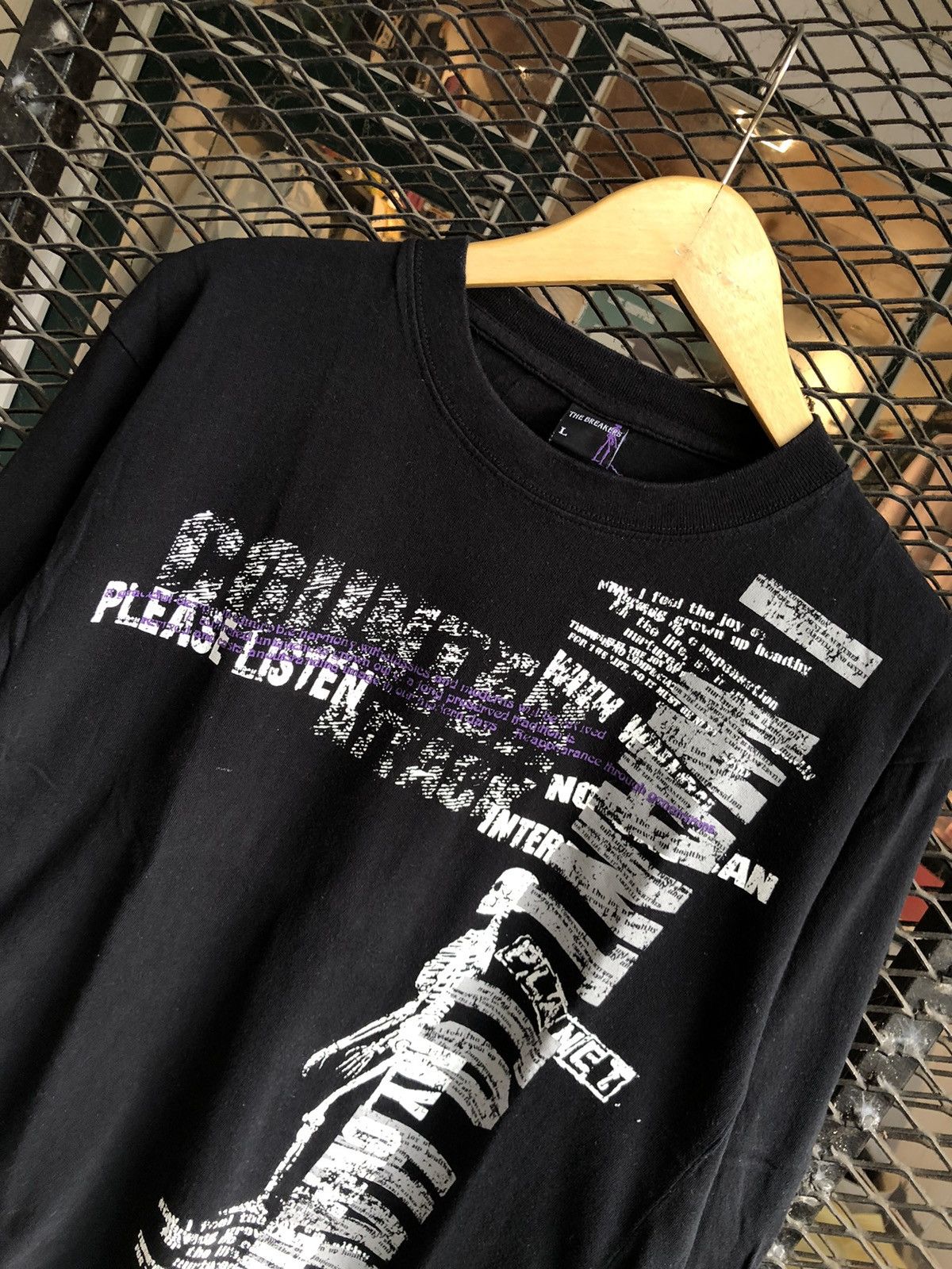 Japanese Brand THE BREAKERS POEM SHIRT SKULL GOTHIC LGBSTYLE Size US L / EU 52-54 / 3 - 3 Thumbnail