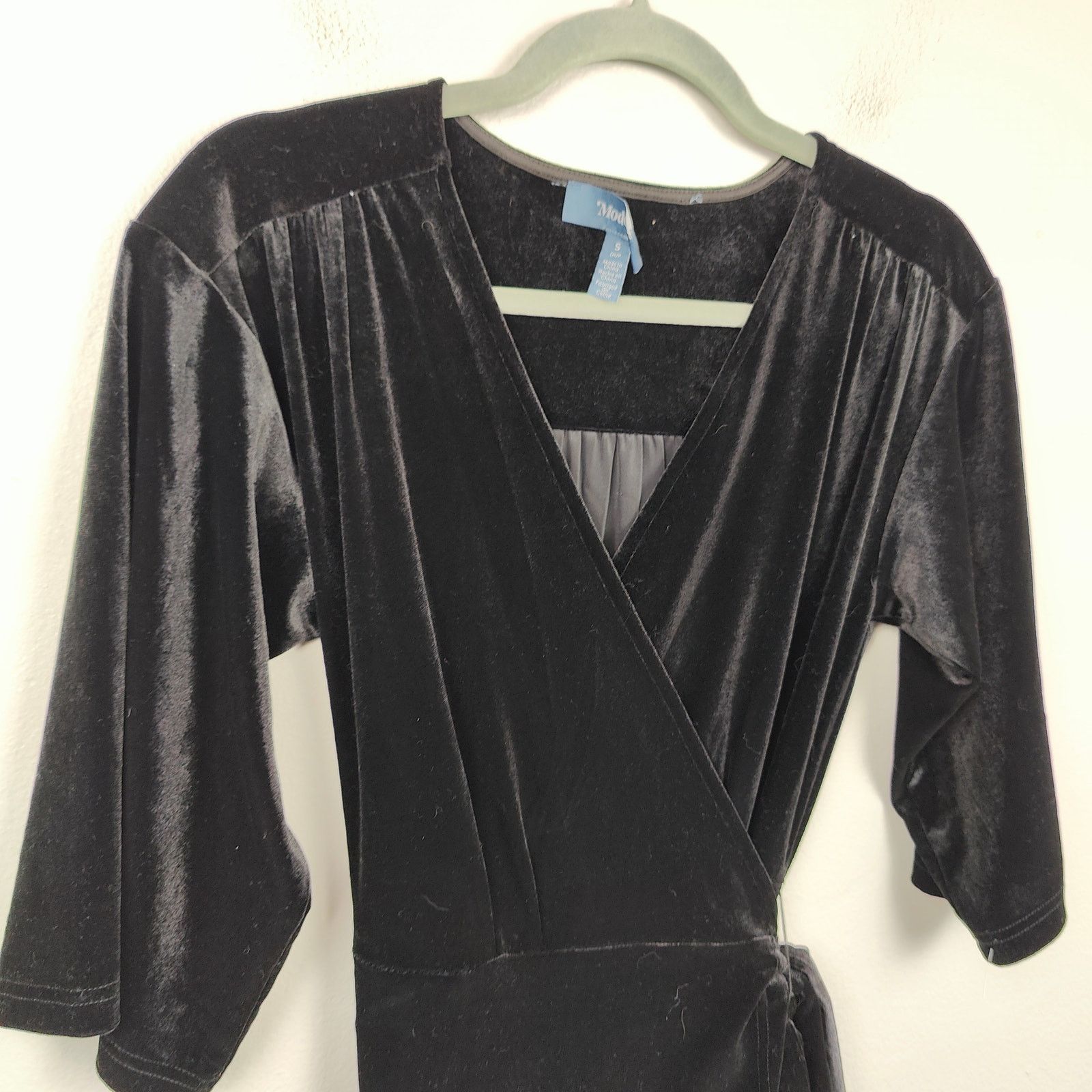 Other Modcloth Wrapped In Elegance Velvet Midi Dress Small Size S / US 4 / IT 40 - 2 Thumbnail
