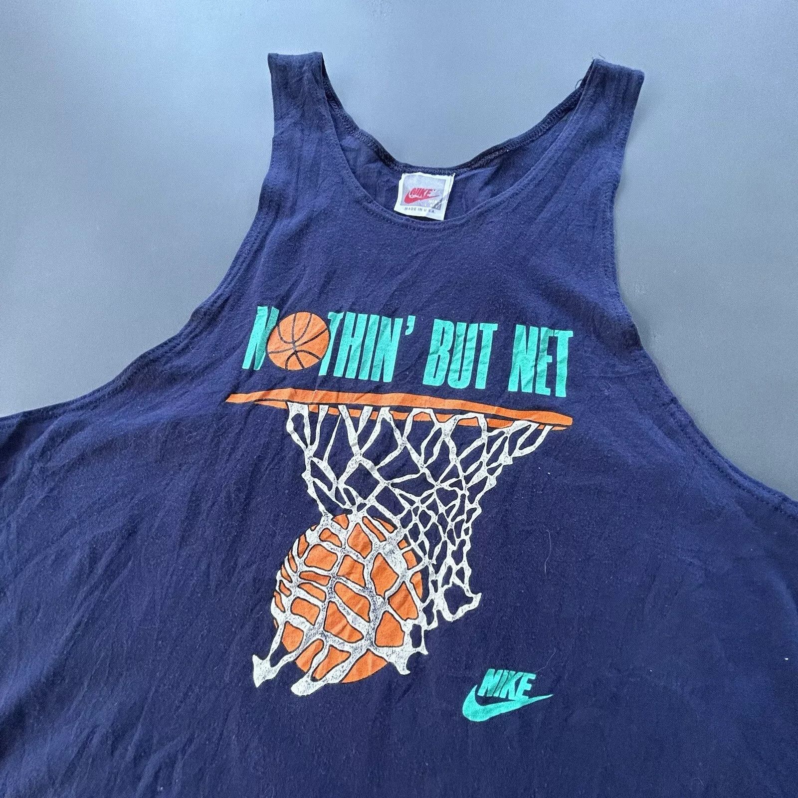 Nike Vintage Nike Tank Top Men’s Large Nothin’ But Net Size US L / EU 52-54 / 3 - 8 Thumbnail
