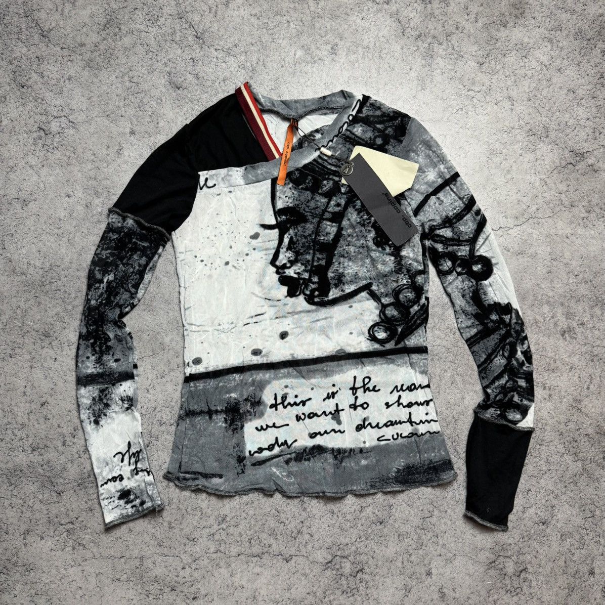 Cop Copine × Designer Presumed Cop Copine | Sheer Long Sleeve T