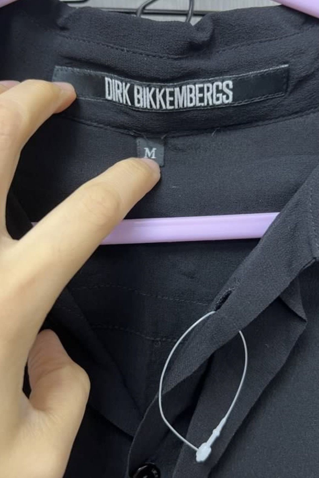 Dirk Bikkembergs Black long shirt Dirk Bikkembergs Size US M / EU 48-50 / 2 - 3 Thumbnail