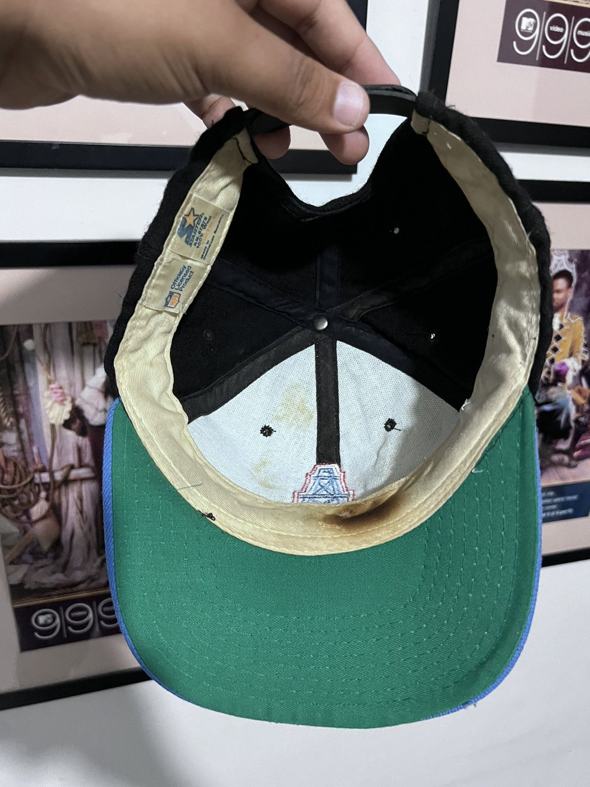 NFL × Starter × Vintage Houston Oilers starter vintage cap Size ONE SIZE - 6 Thumbnail