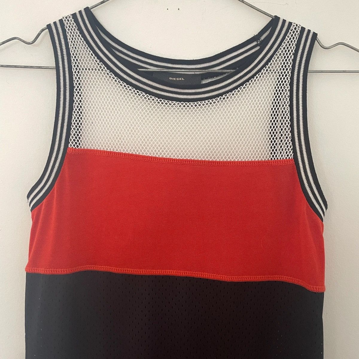 Diesel Y2k Diesel body con sheer mesh stretch maxi tank dress ankle Size S / US 4 / IT 40 - 6 Thumbnail