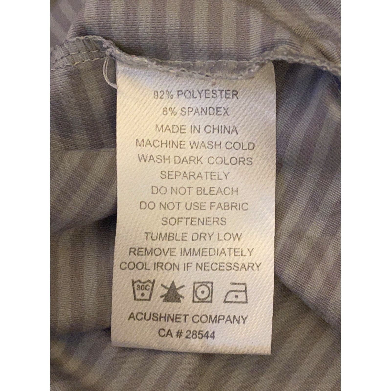 Footjoy FootJoy Mens Polo Shirt Striped Gray Short Sleeve Golf Knit Regular Large Size US L / EU 52-54 / 3 - 6 Thumbnail