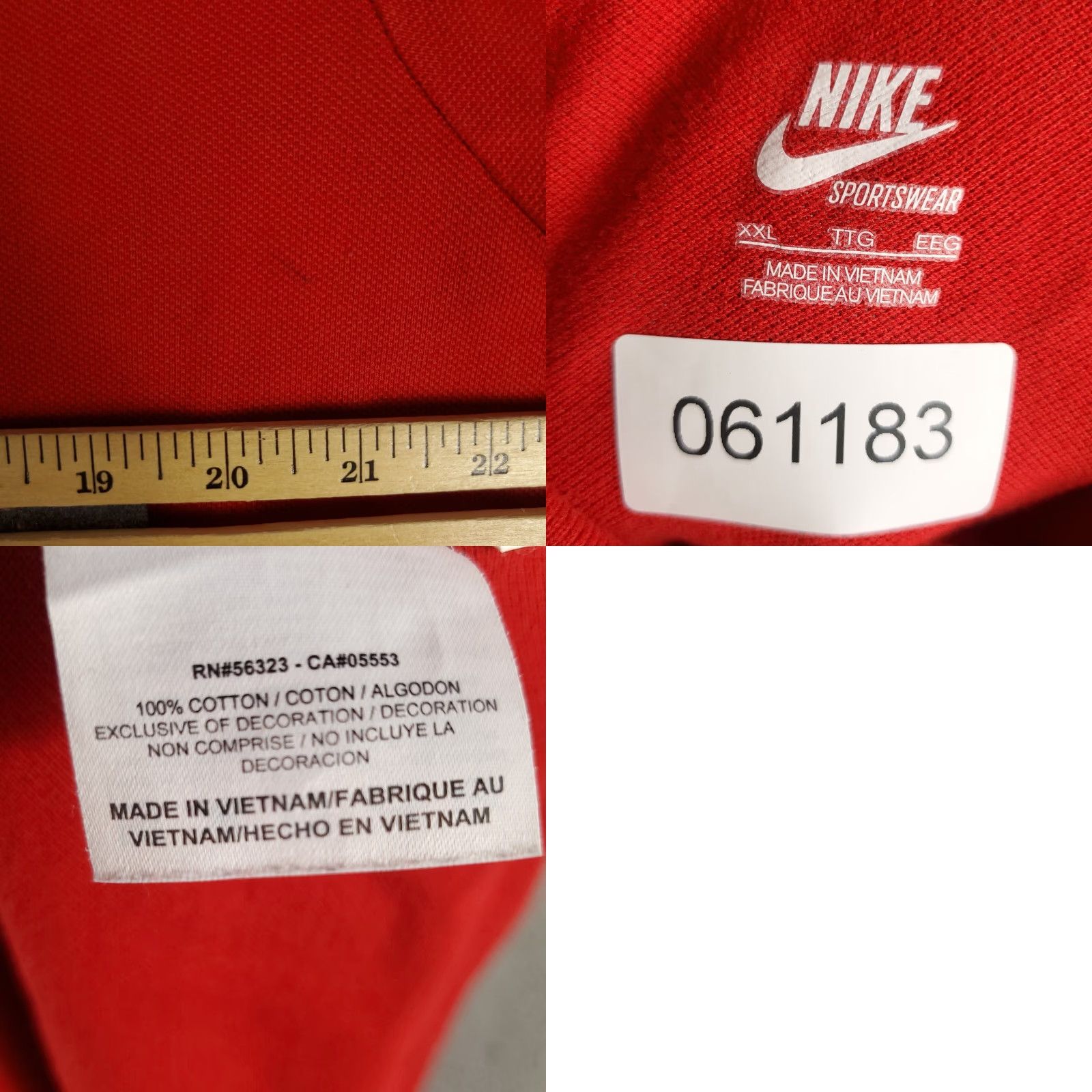 Nike Nike Polo Shirt Mens 2XL Red Cotton Golf Short Sleeve Sportswear Polo Shirt Mens Red Cotton Nike Polo Shirt 2XL Sports Modern Golf Casual Men (Mens) Size US XXL / EU 58 / 5 - 8 Thumbnail