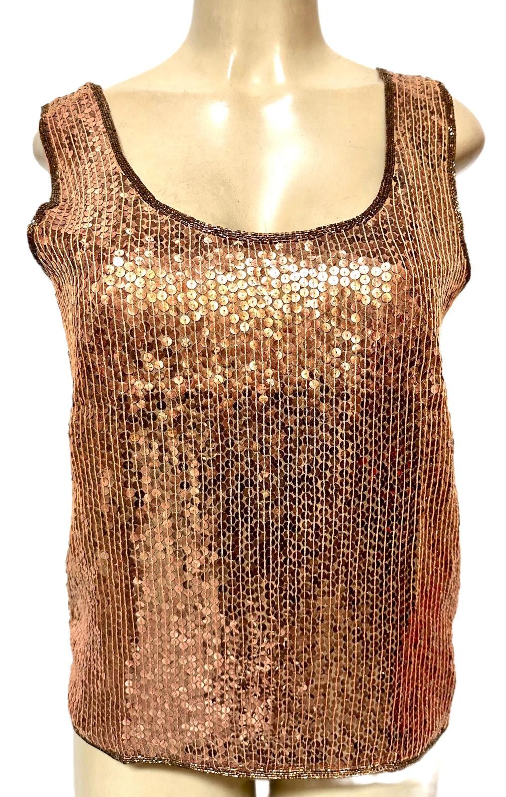 Other Sequin Top Copper size 14 Size XL / US 12-14 / IT 48-50 - 1 Thumbnail