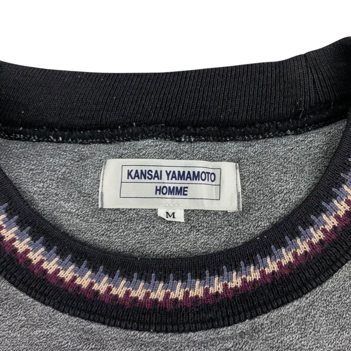 Kansai Yamamoto Vintage Kansai Yamamoto Homme Basic Sweatshirt Size US M / EU 48-50 / 2 - 6 Thumbnail