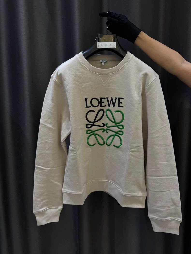 Loewe LOEWE Embroidered round neck hoodie Size XL / US 12-14 / IT 48-50 - 1 Thumbnail