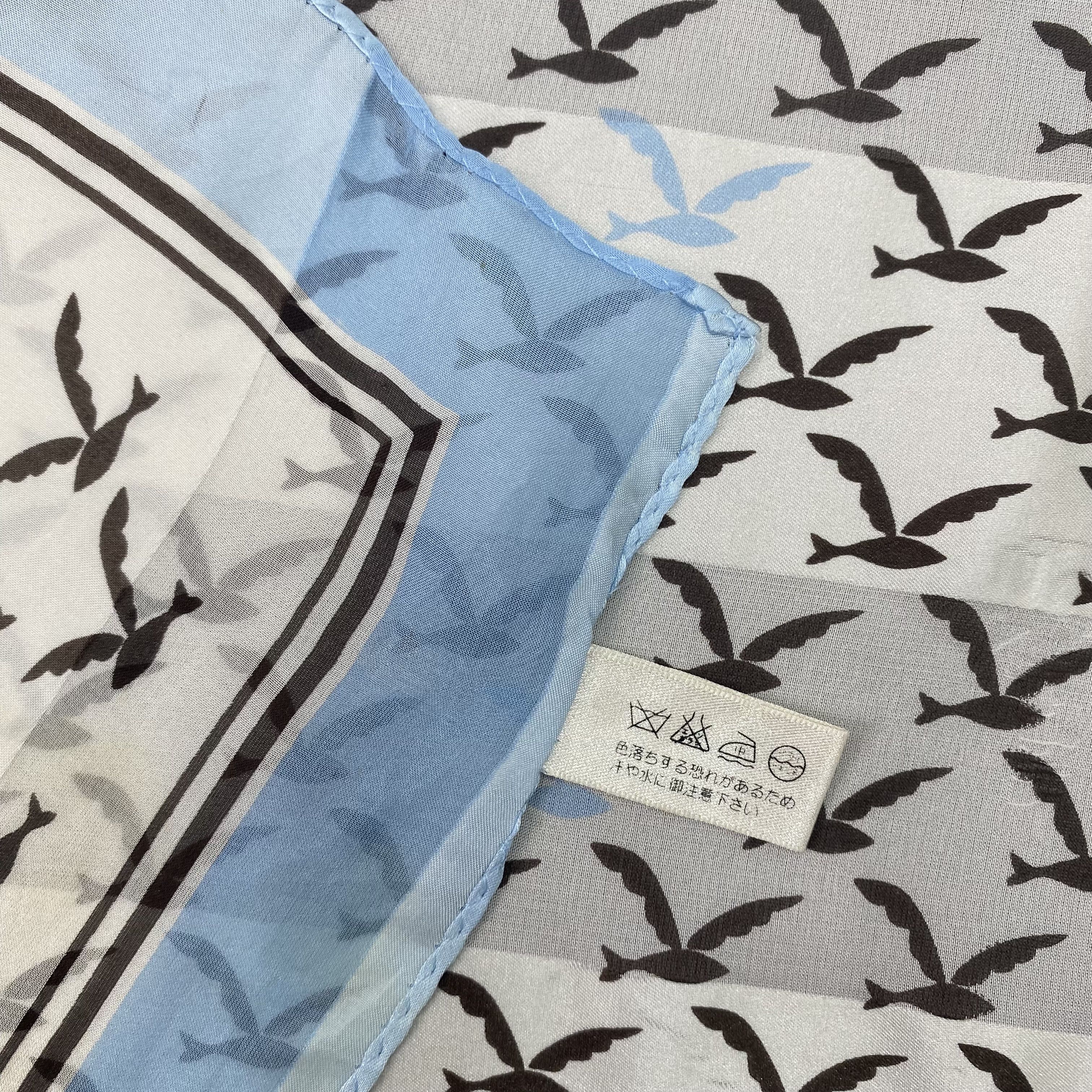 Yohji Yamamoto Vintage Sacsny Ysaccs SILK Scarf Yohji Yamamoto Scarves Size ONE SIZE - 10 Thumbnail