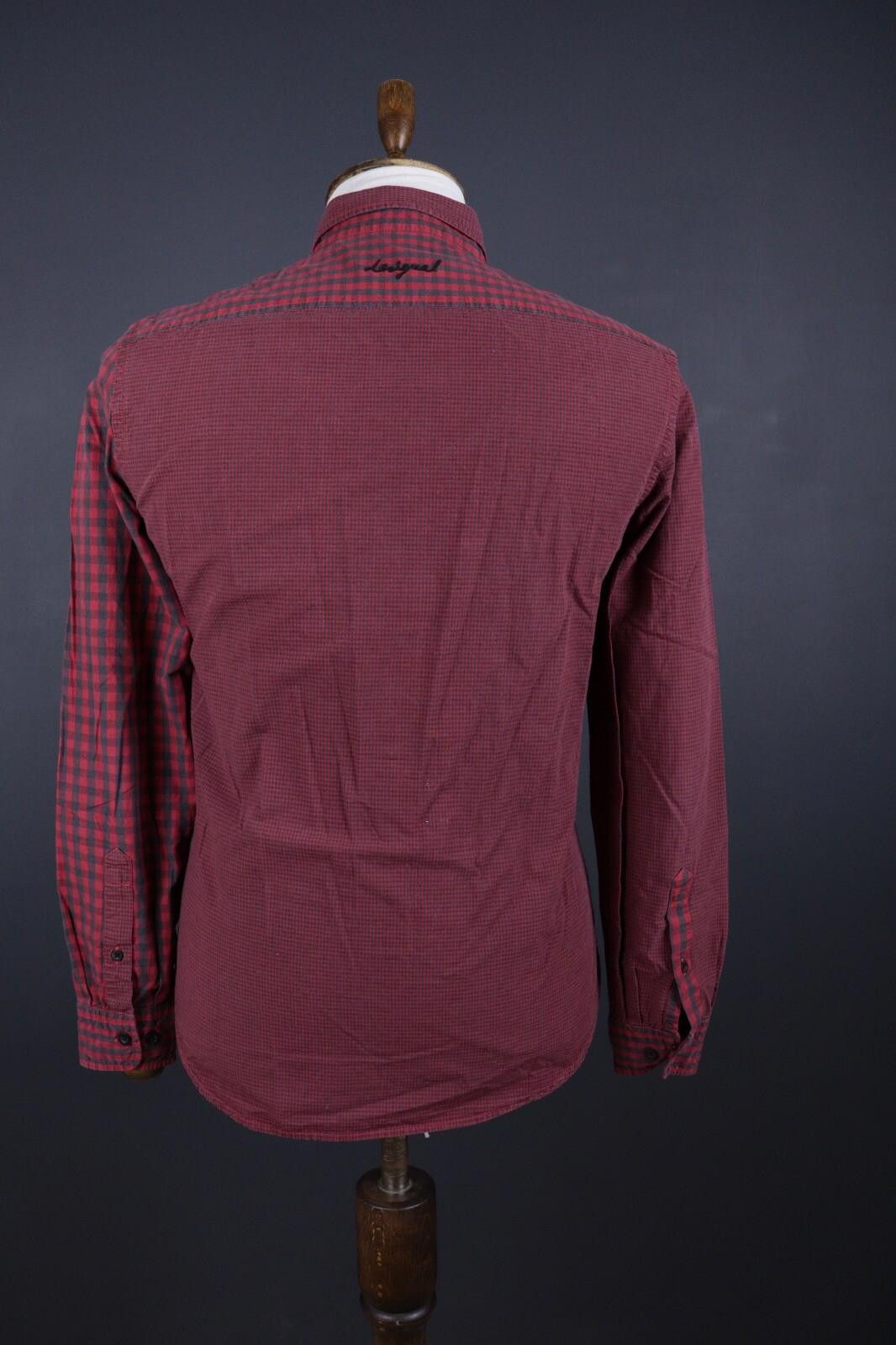Desigual Desigual Regular Fit Red Check Button Down Shirt Size S Size US S / EU 44-46 / 1 - 6 Thumbnail