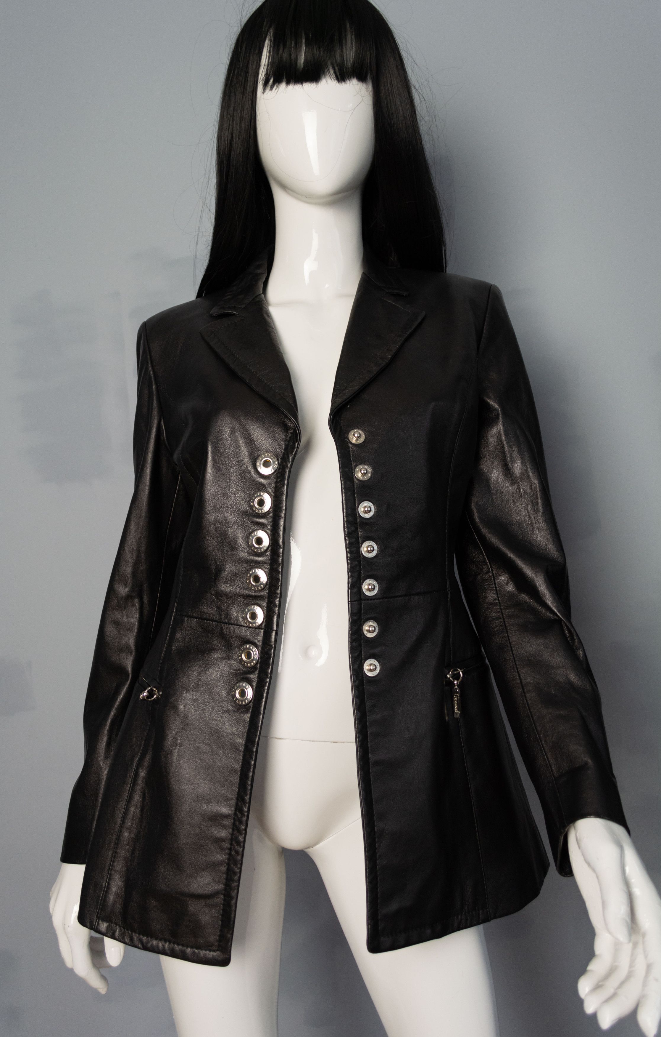 Gianfranco Ferre Gianfranco Ferré black sheepskin jacket Size S / US 4 / IT 40 - 3 Thumbnail