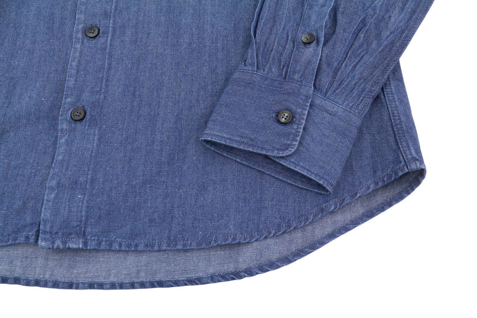 SEASE TN690 FISH TAIL M Mid Denim Blue Button 90615 Size US M / EU 48-50 / 2 - 6 Thumbnail