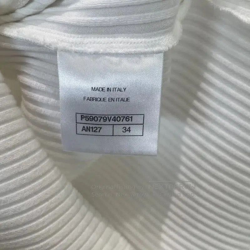 Chanel Chanel White Wool Blend T-Shirt . Size S / US 4 / IT 40 - 6 Thumbnail