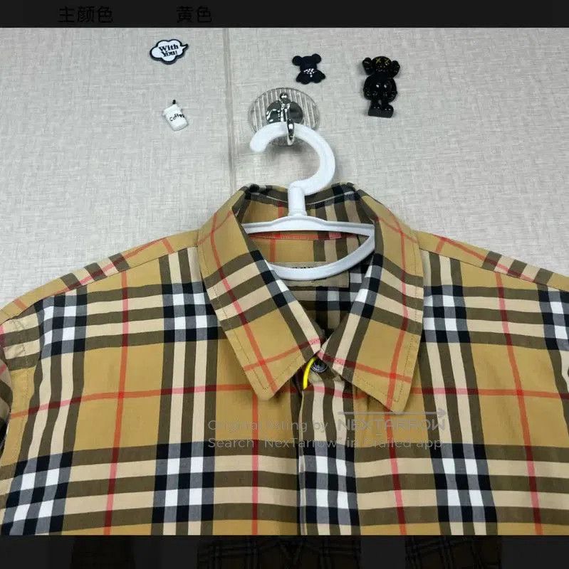 Burberry Burberry Yellow Cotton Long Sleeve Shirt. Size US XXS / EU 40 - 2 Thumbnail